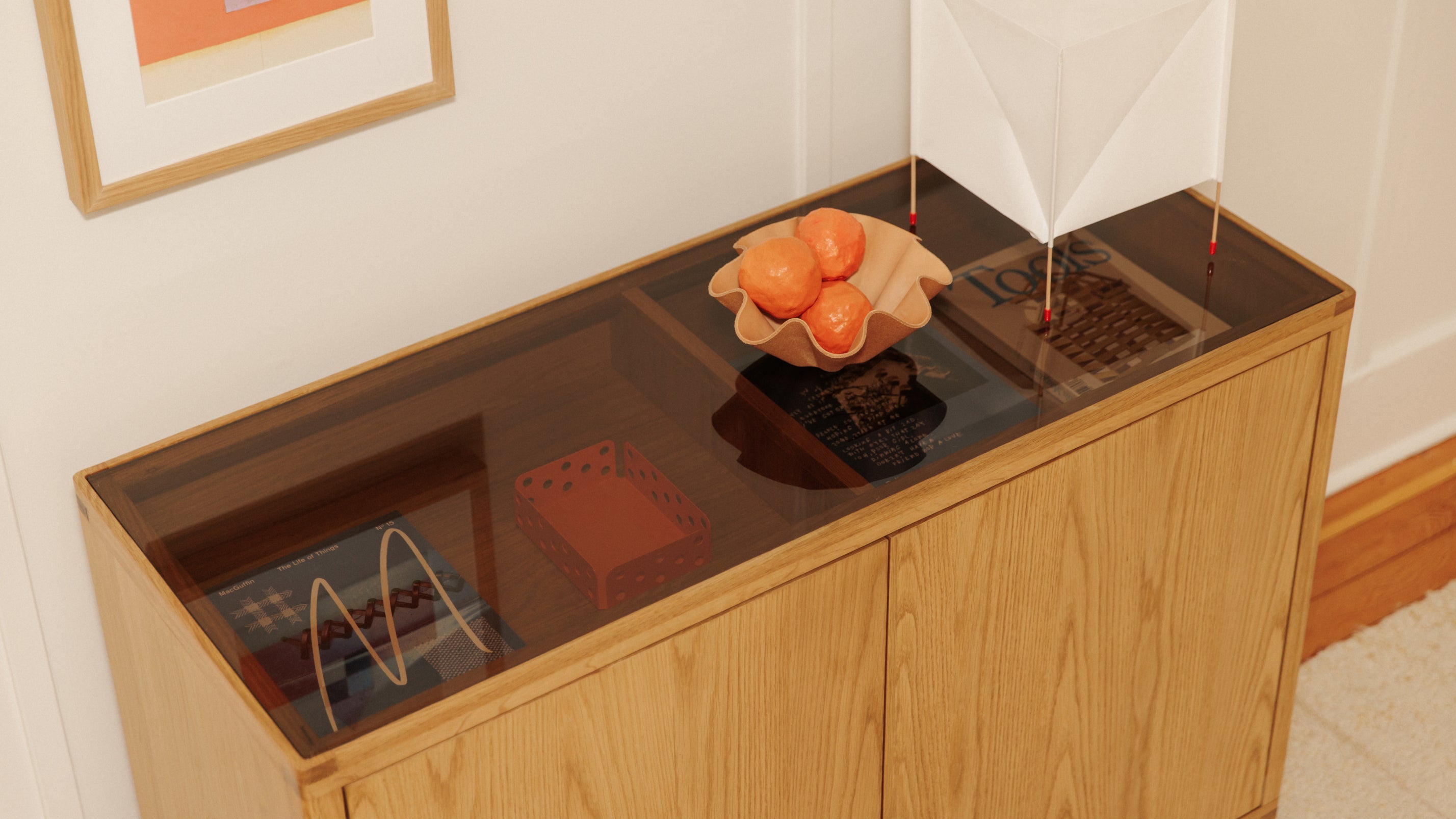 Glimpse Cabinet, Walnut
