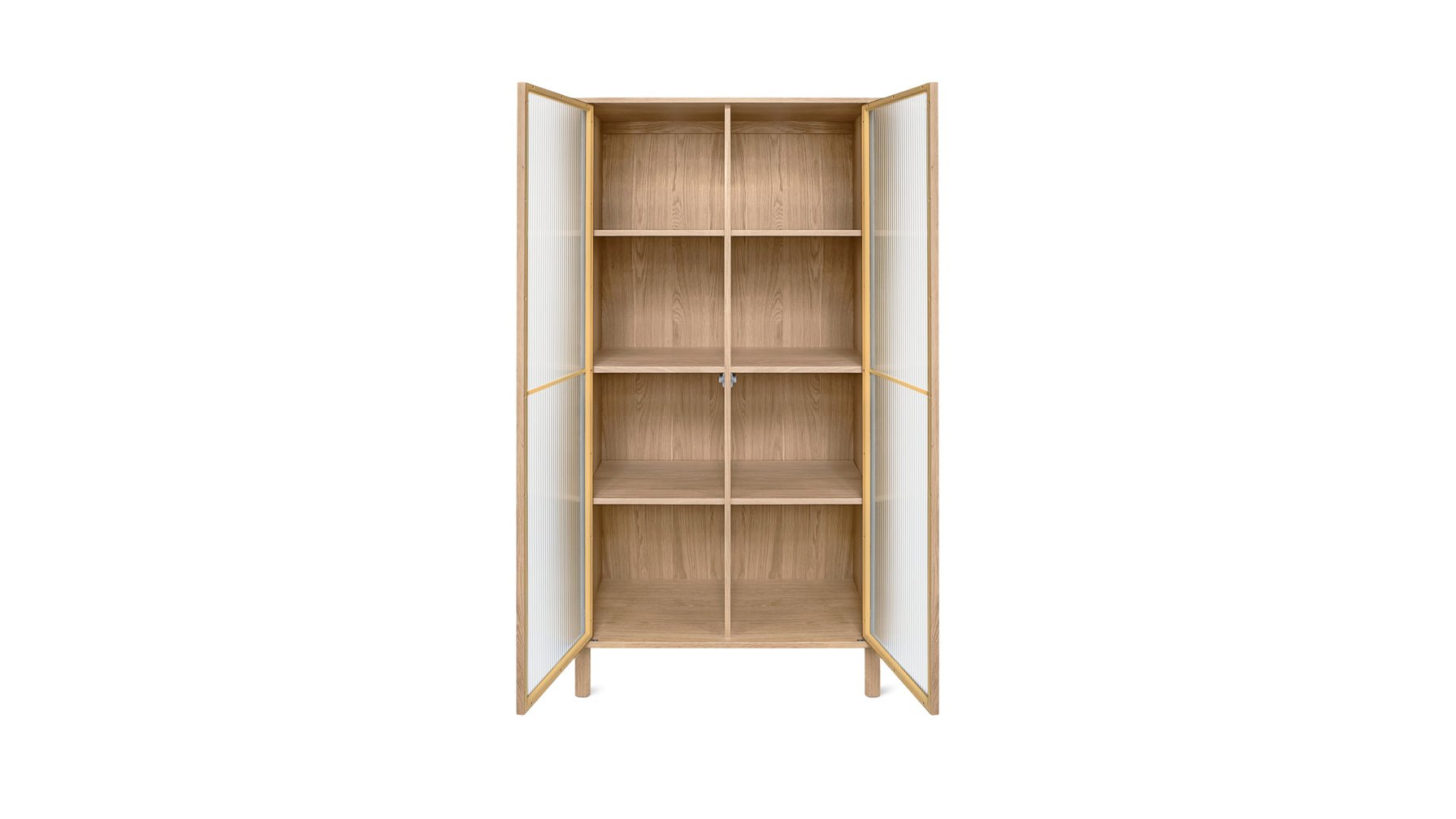 Showcase Cabinet, White Oak - Image 6