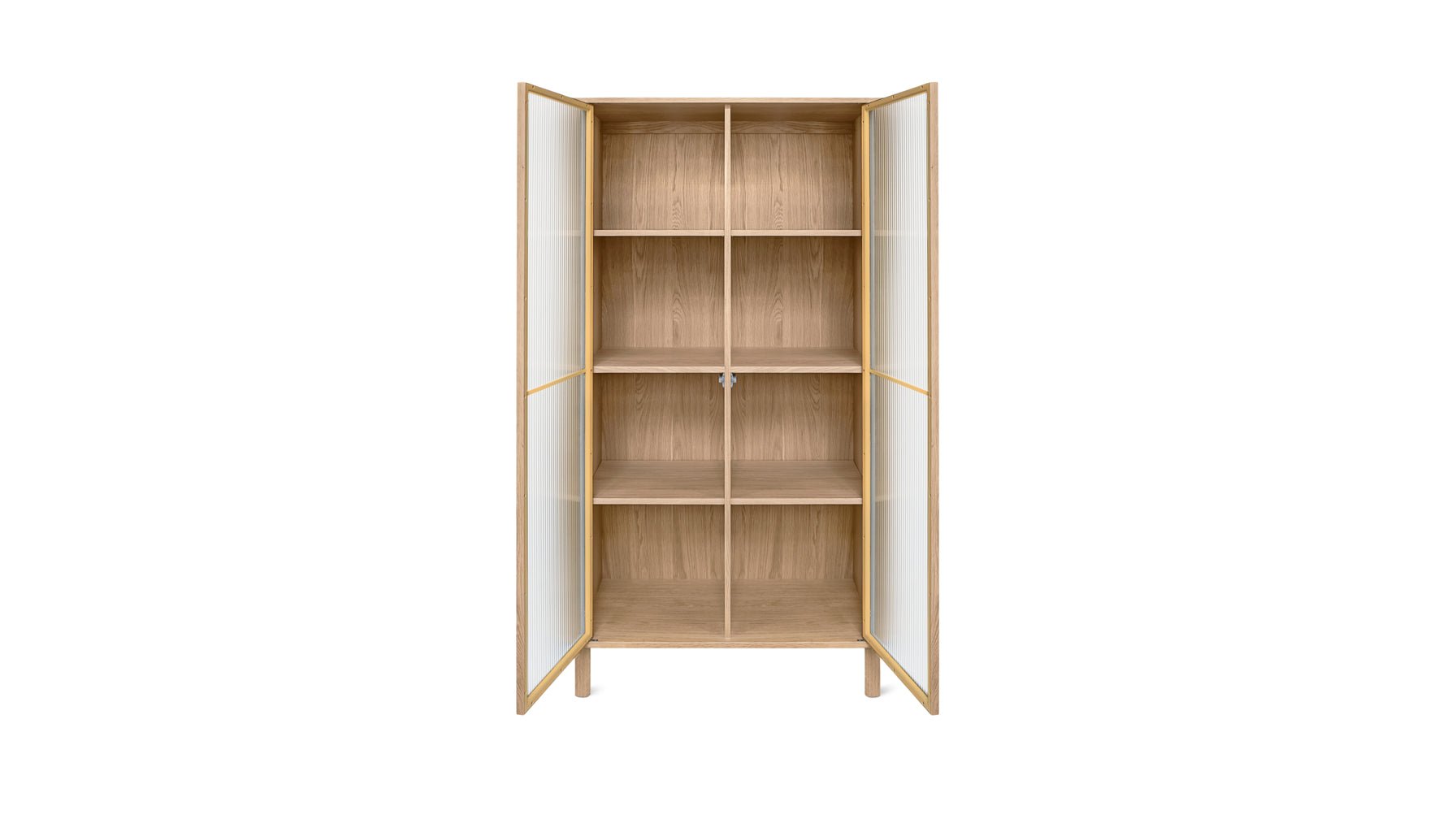 Showcase Cabinet, White Oak