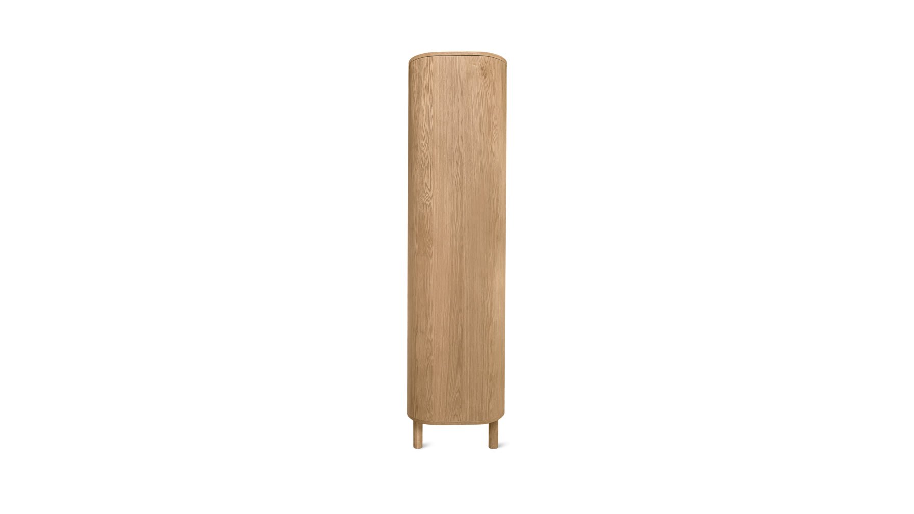 Showcase Cabinet, White Oak