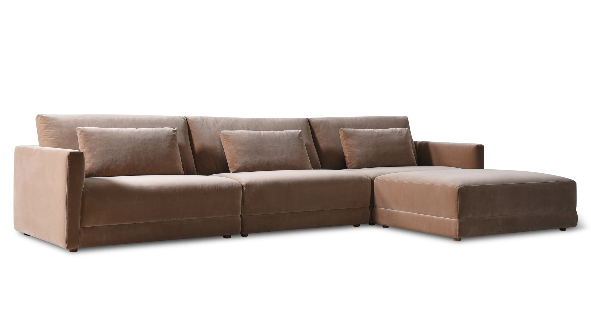 Wind Down 4-Piece Modular Sectional, Doe_image