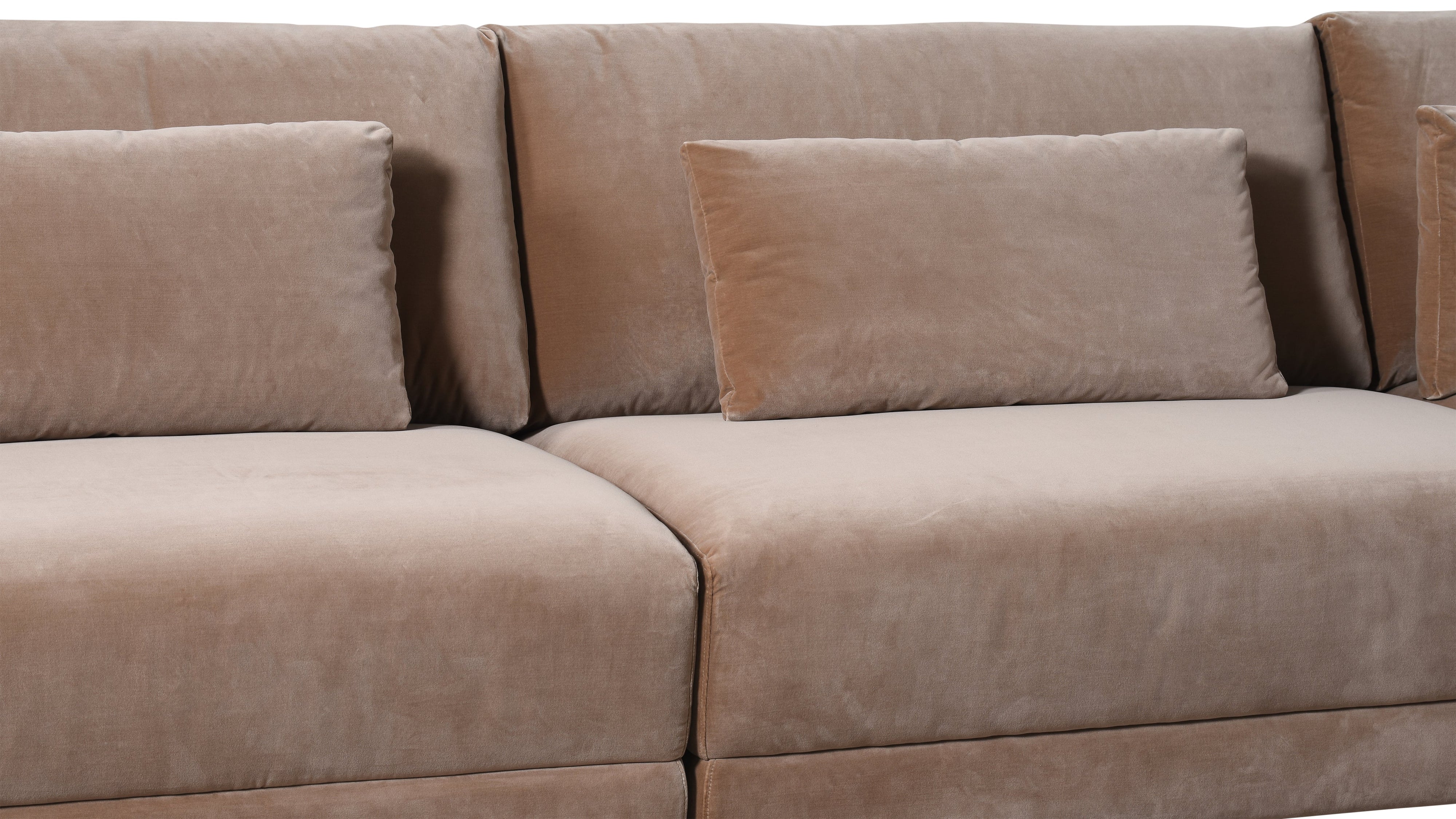 Wind Down 4-Piece Modular Sectional, Doe - Image 6