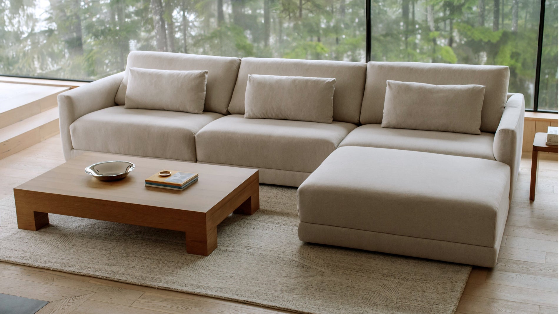 Wind Down 4-Piece Modular Sectional, Beach_image