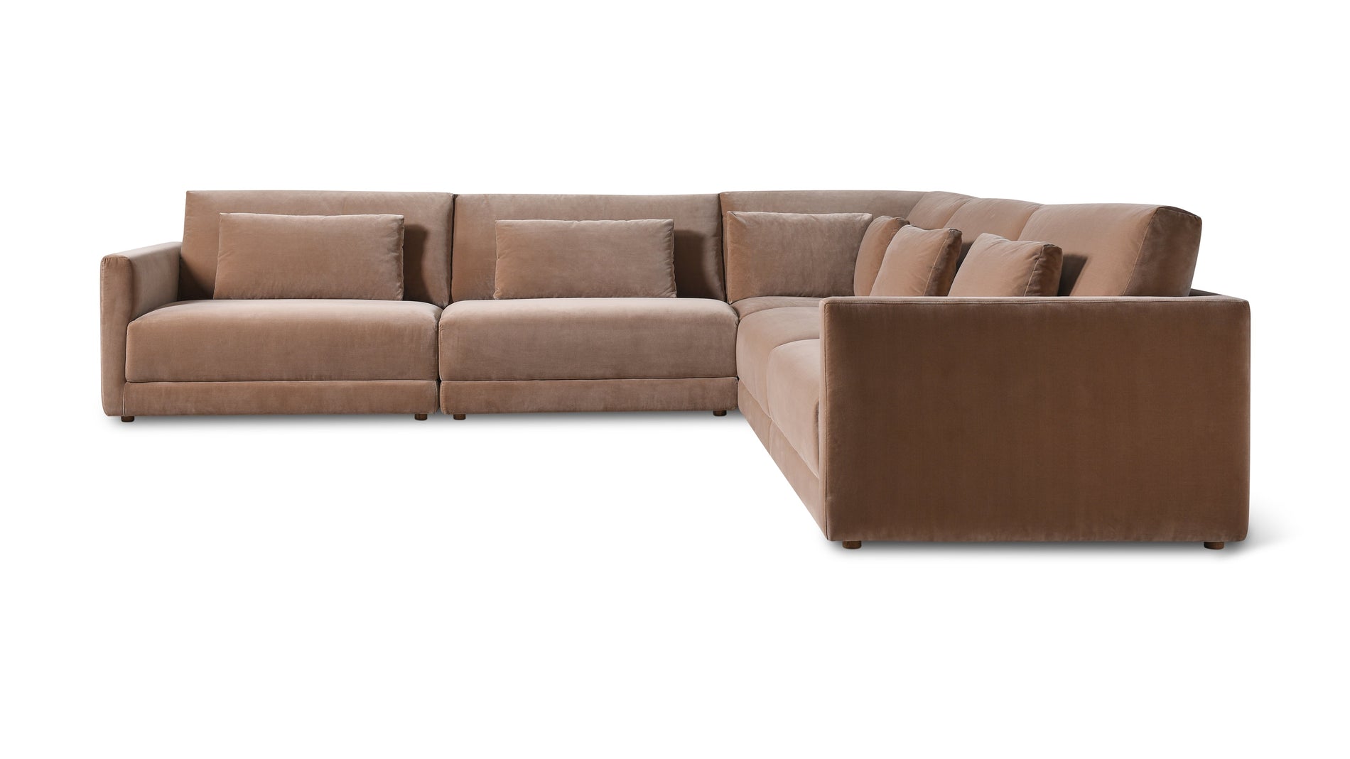 Wind Down 5-Piece Modular Sectional Closed, Doe_image