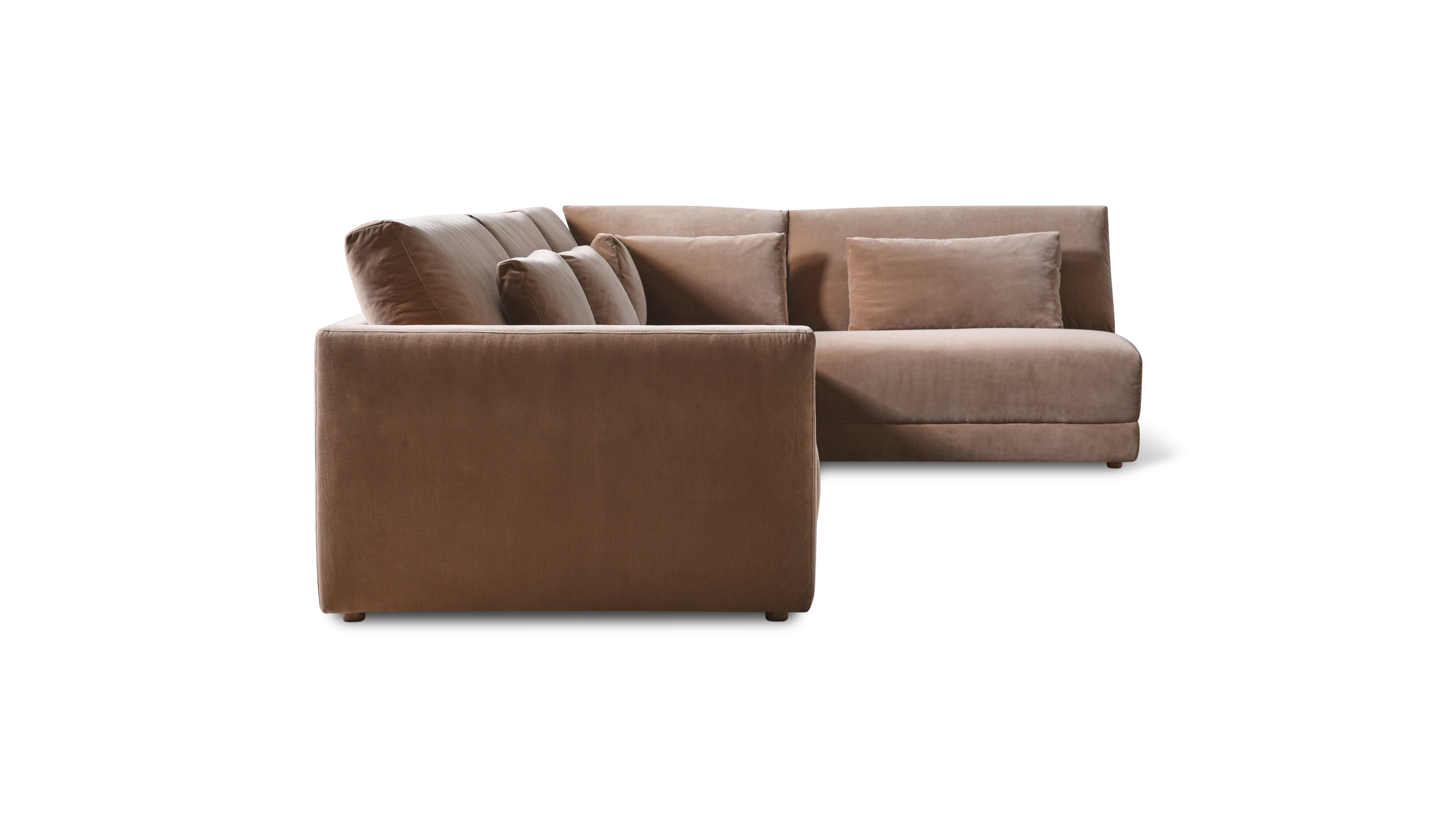 Wind Down 4-Piece Modular Sectional, Right, Doe - Image 9