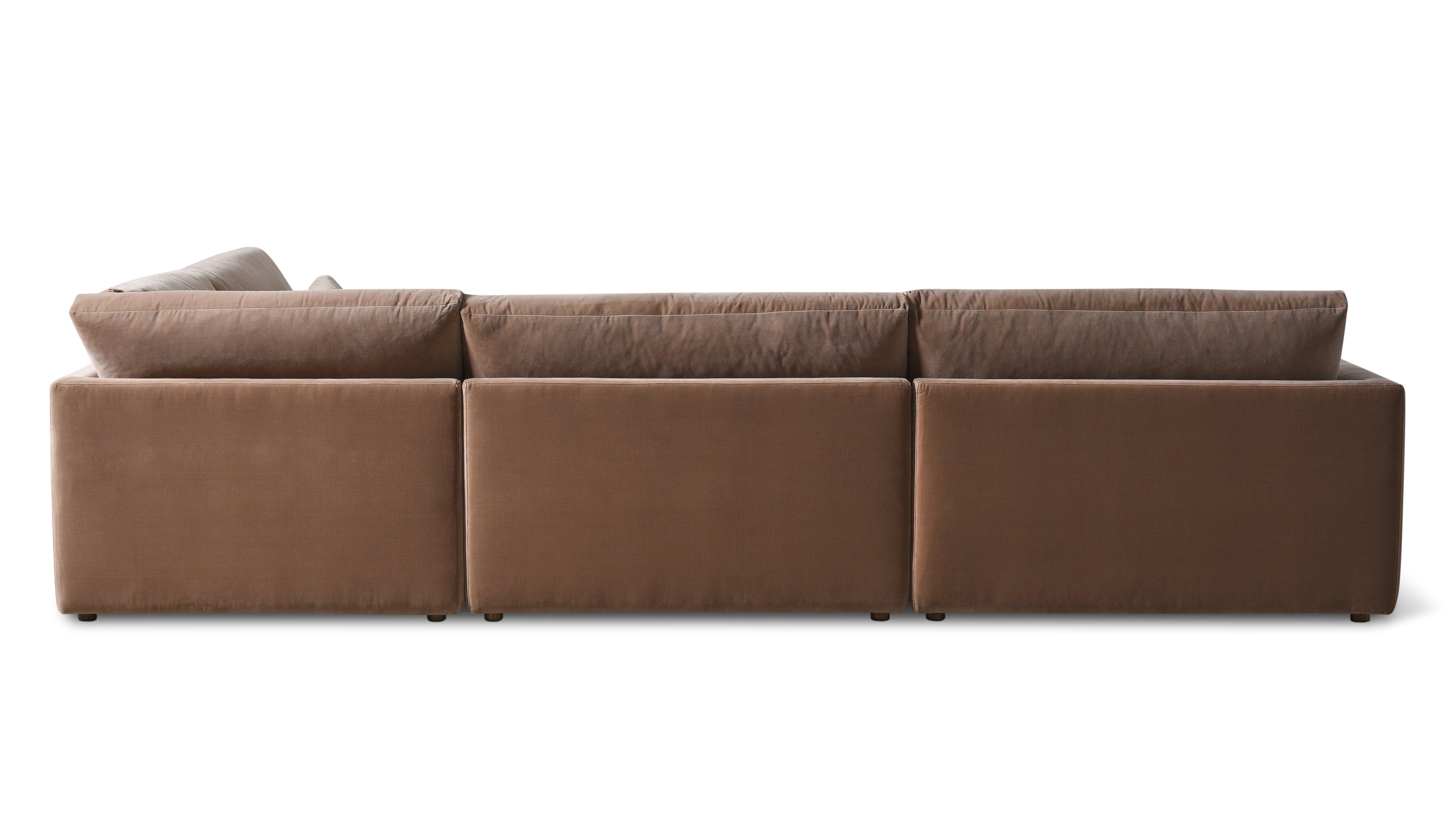 Wind Down 4-Piece Modular Sectional, Right, Doe - Image 9