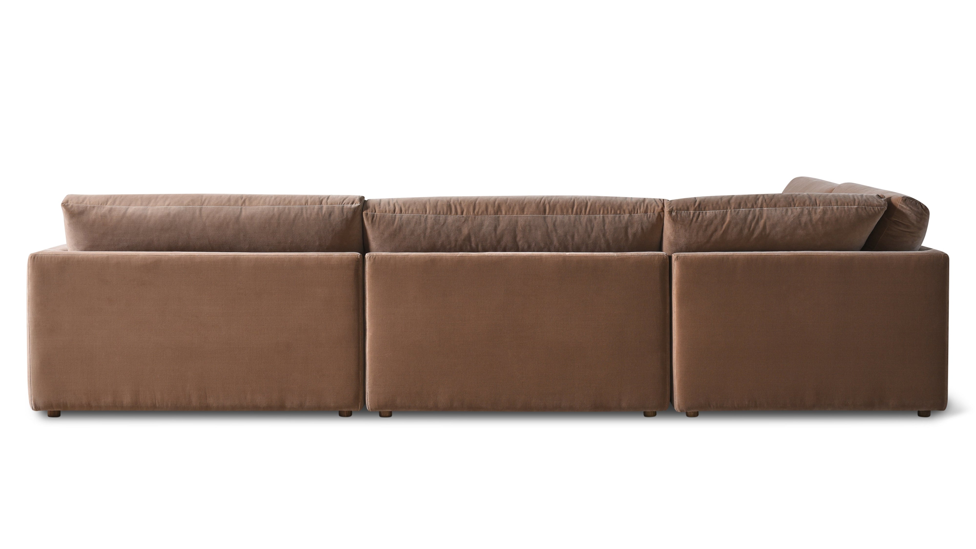 Wind Down 4-Piece Modular Sectional, Left, Doe - Image 9