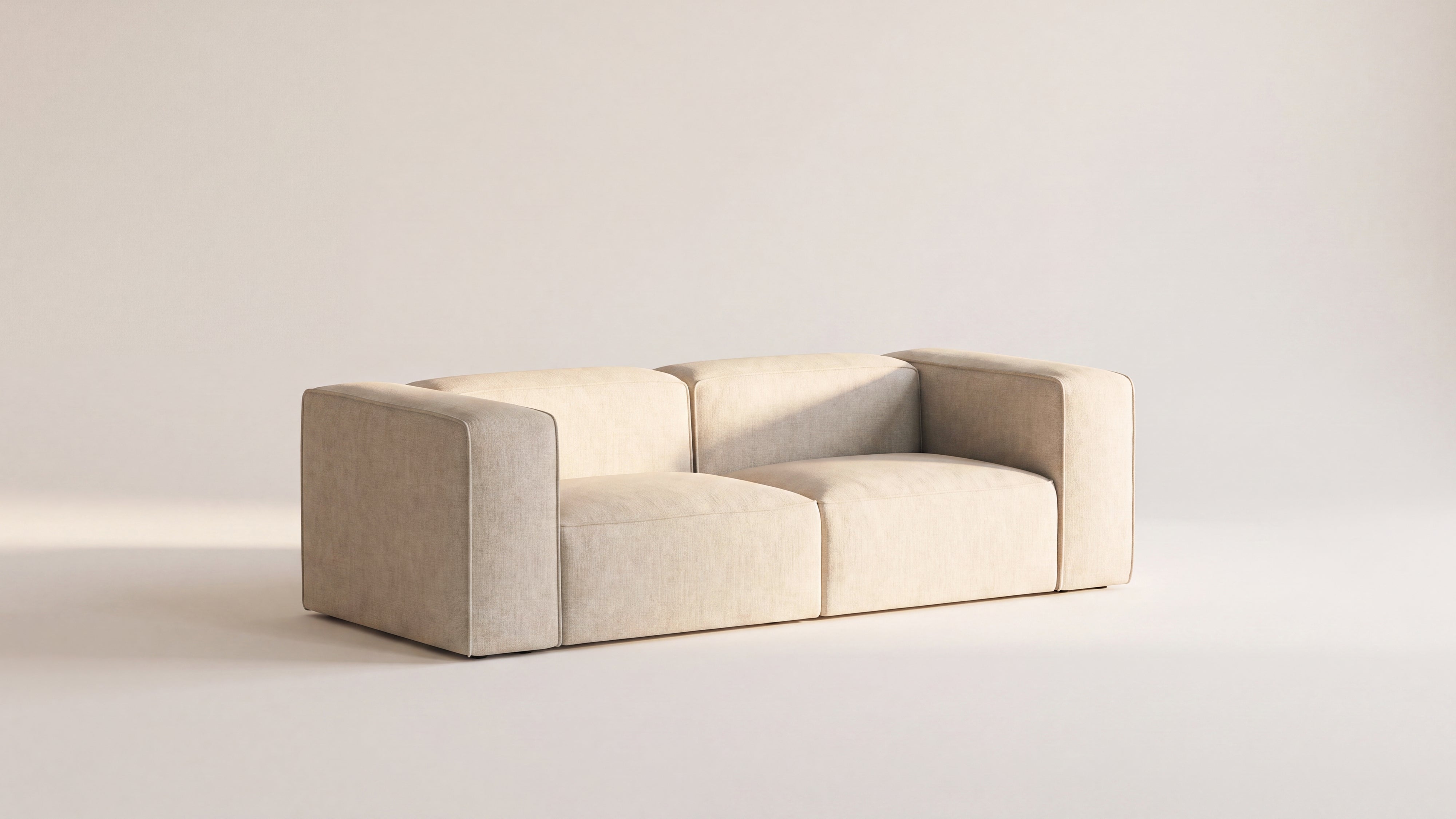 Common Ground 2-Piece Modular Sofa, Wheat