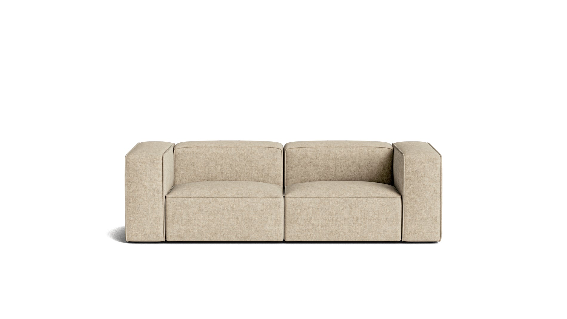 Common Ground 2-Piece Modular Sofa, Wheat_image