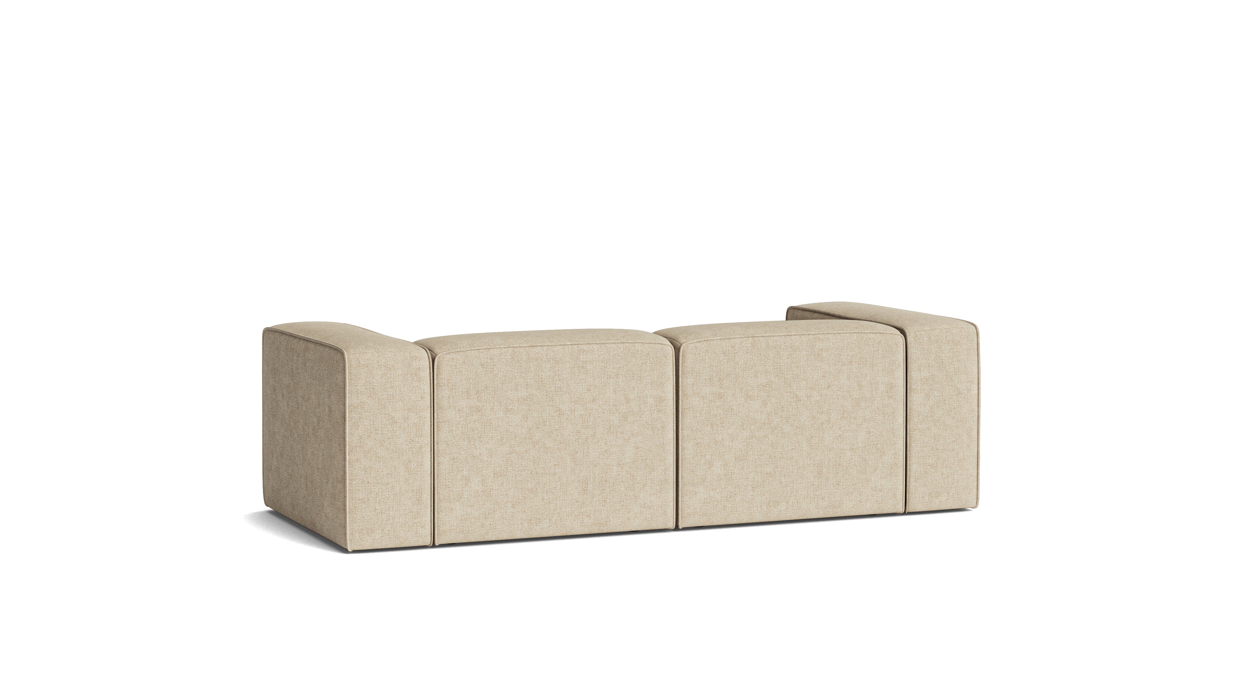 Common Ground 2-Piece Modular Sofa, Wheat