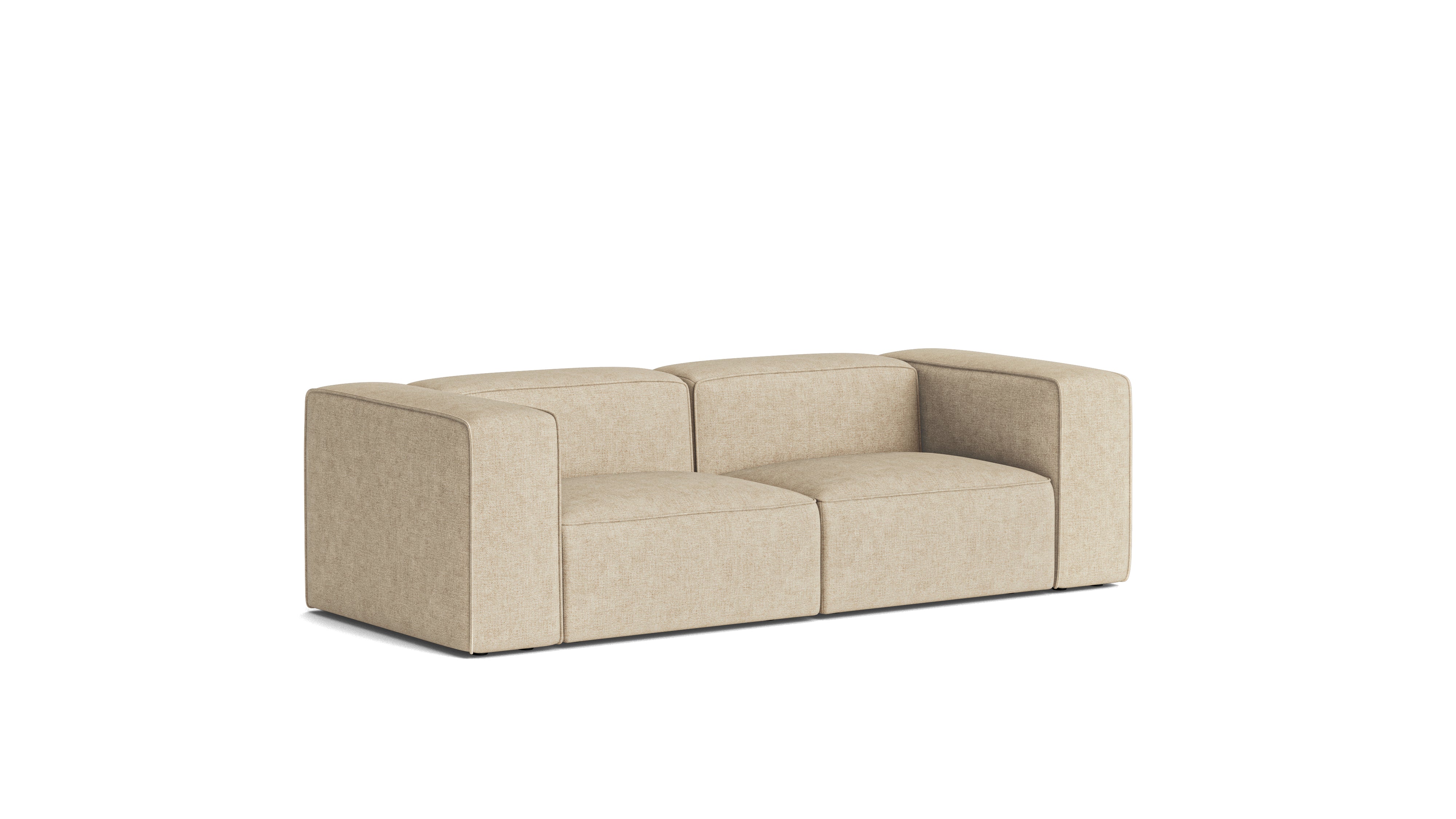 Common Ground 2-Piece Modular Sofa, Wheat