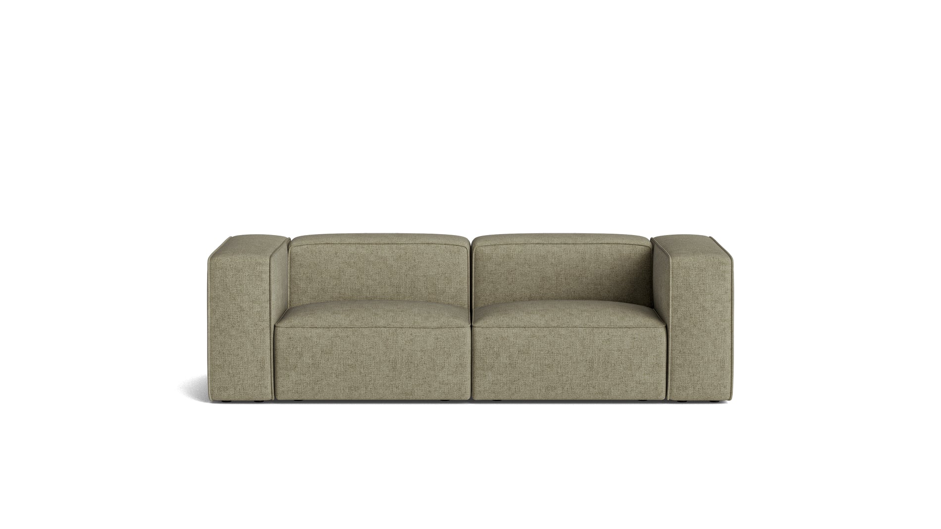 Common Ground 2-Piece Modular Sofa, Olive_image