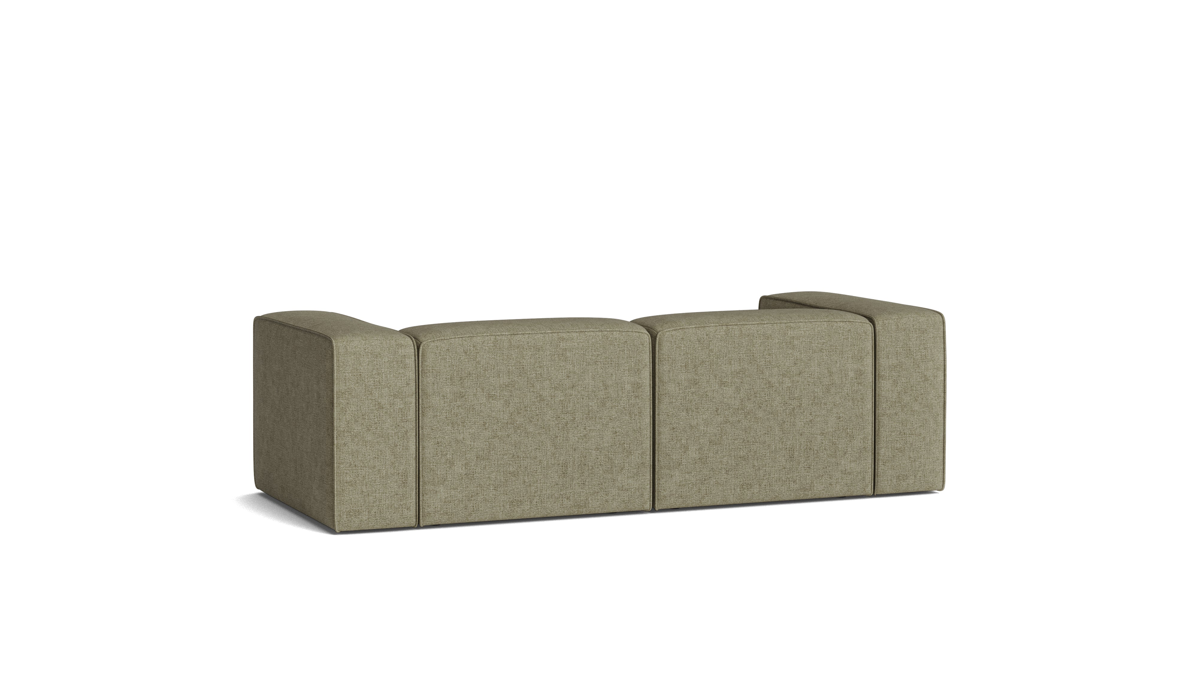 Common Ground 2-Piece Modular Sofa, Olive