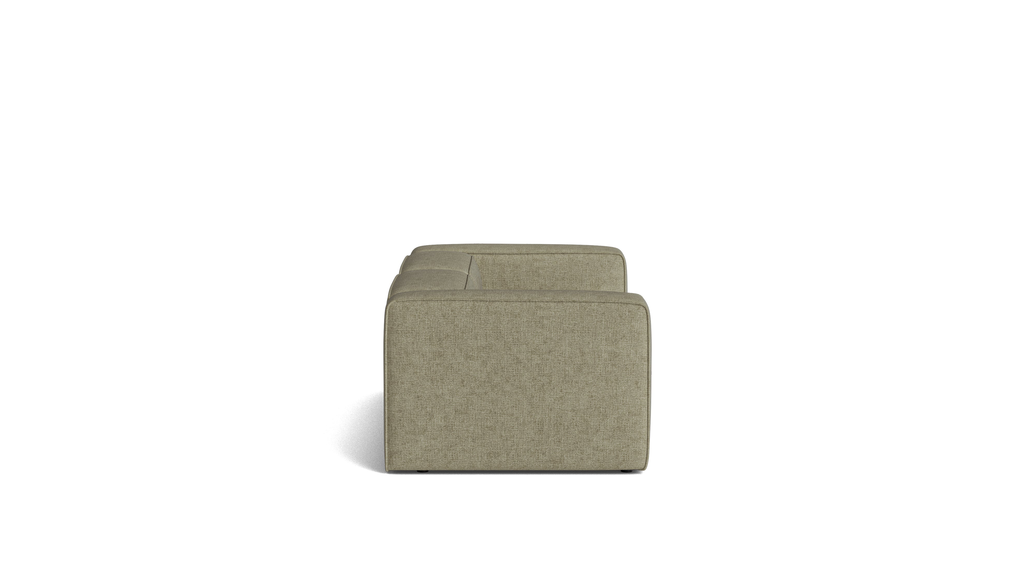 Common Ground 2-Piece Modular Sofa, Olive