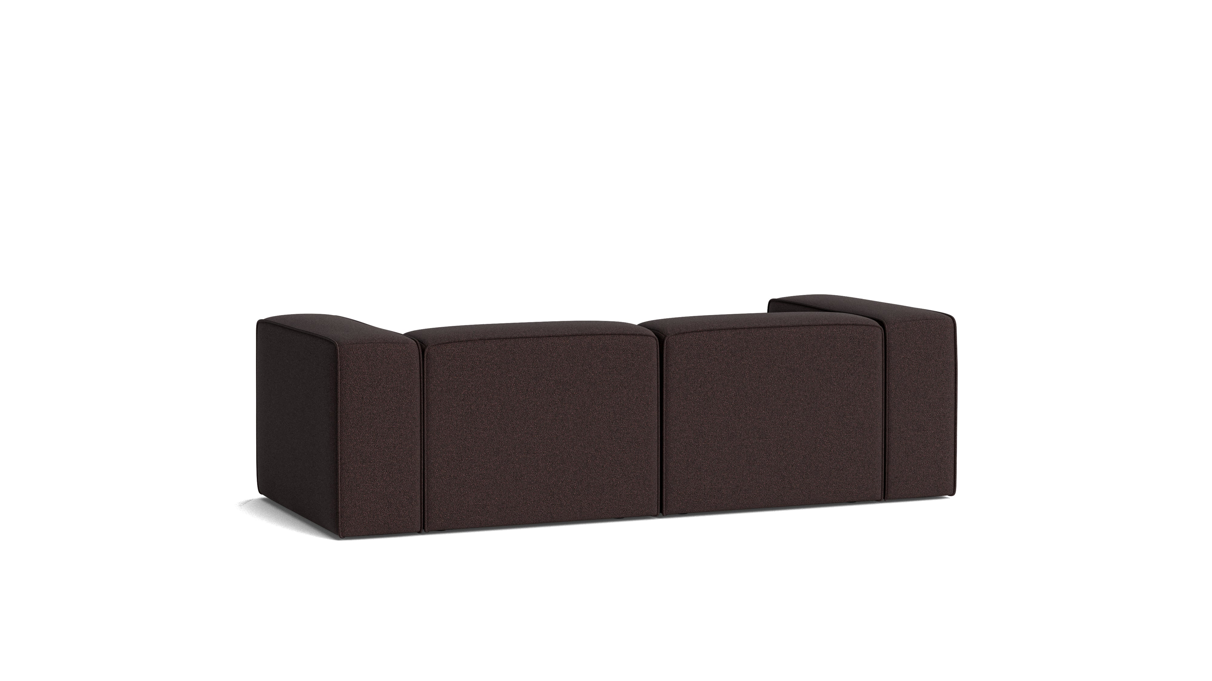 Common Ground 2-Piece Modular Sofa, Brownie
