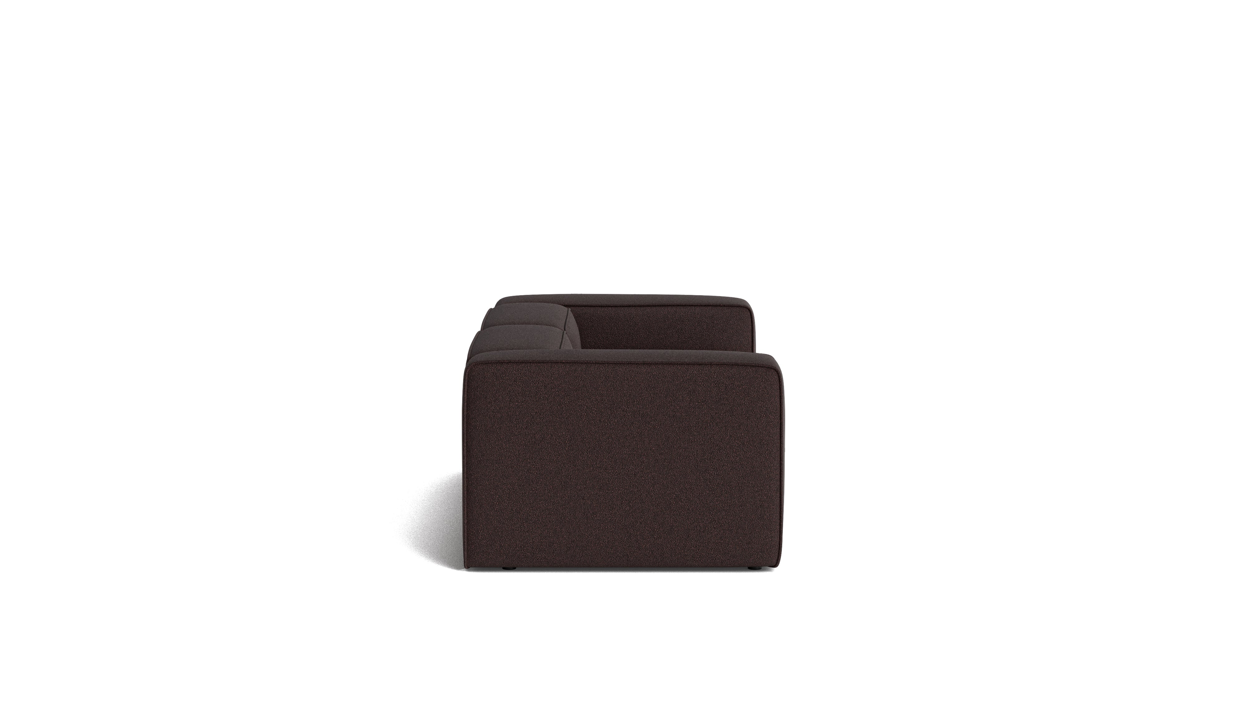 Common Ground 2-Piece Modular Sofa, Brownie