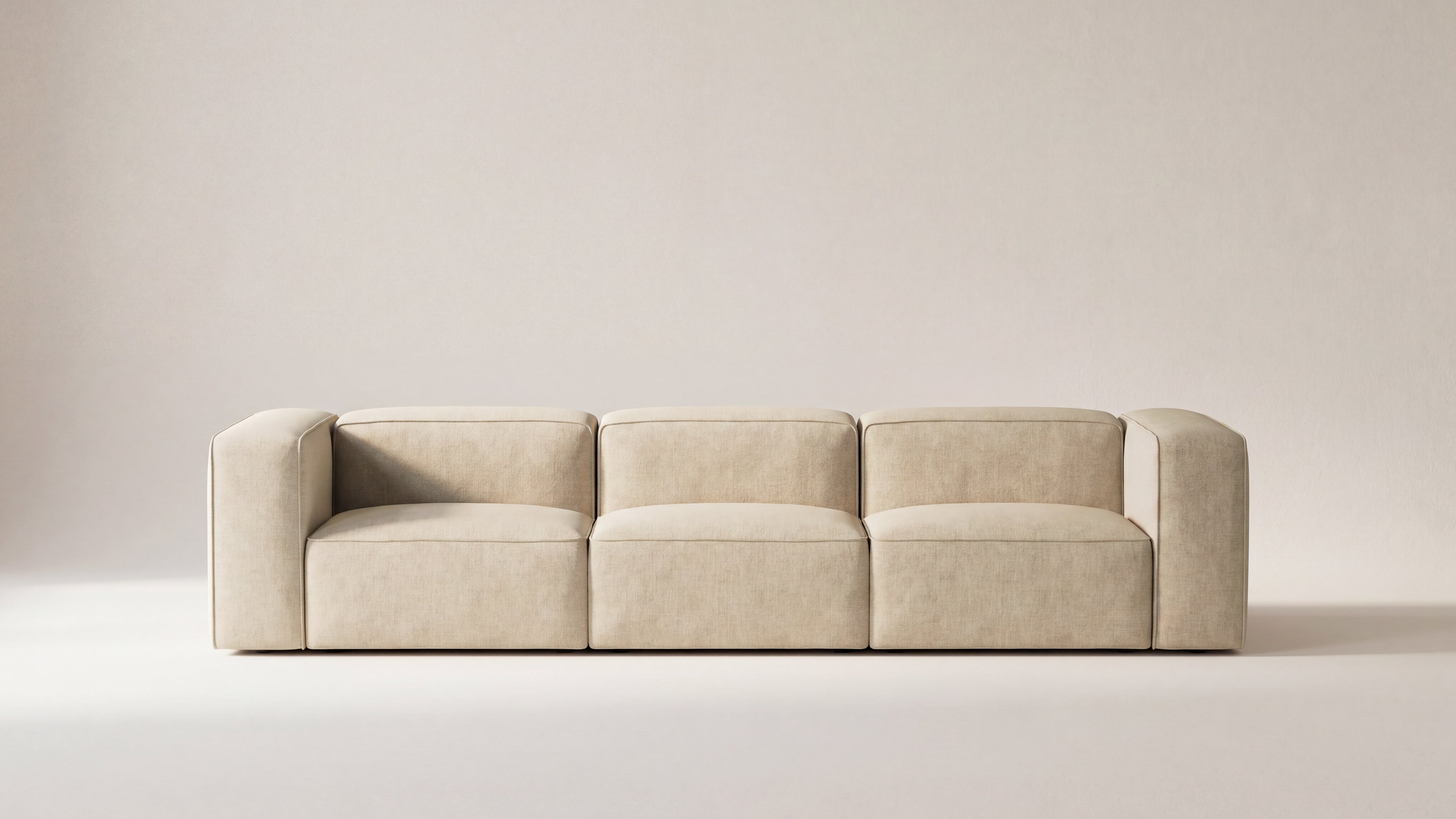Common Ground 3-Piece Modular Sofa, Wheat