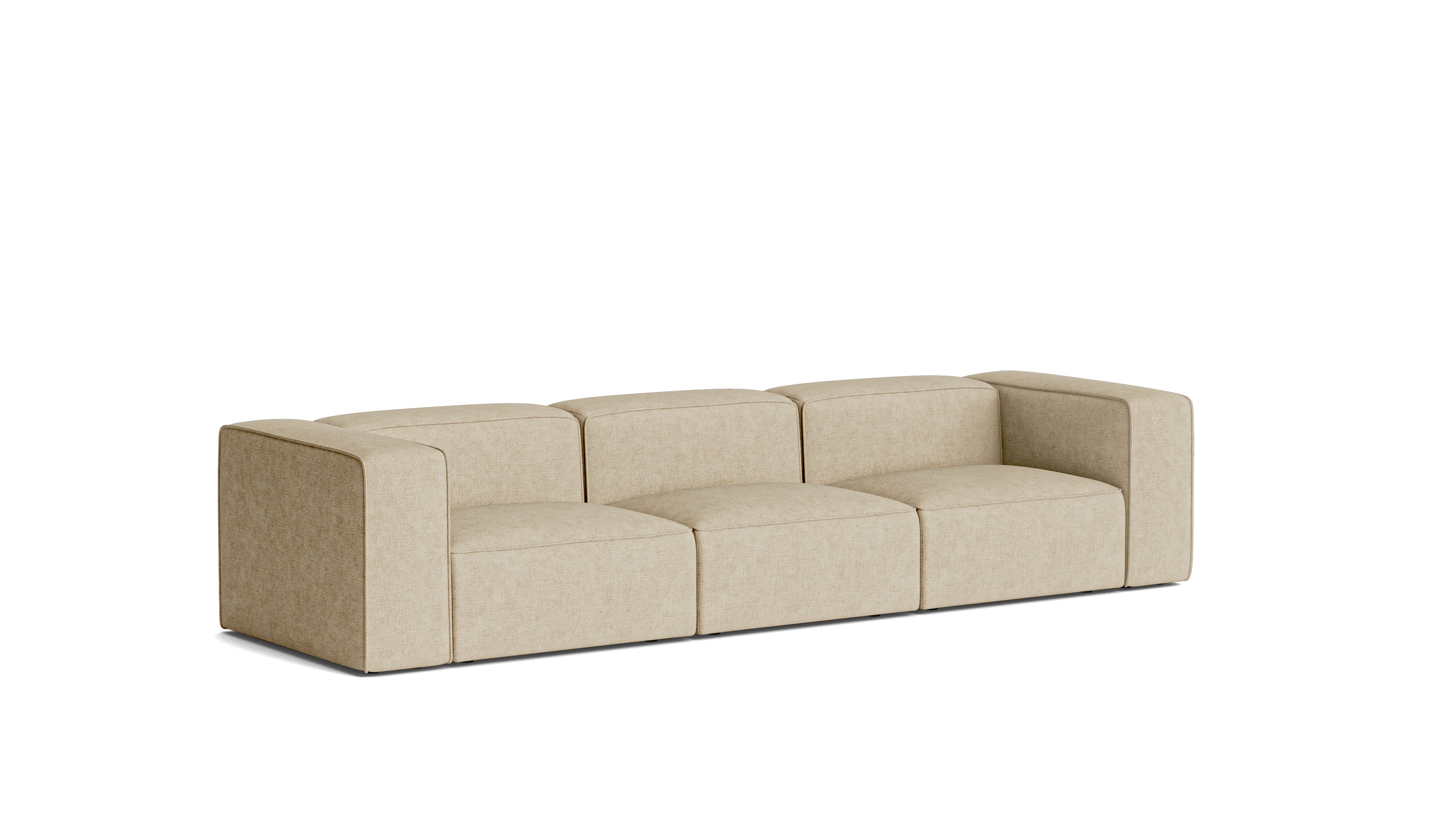Common Ground 3-Piece Modular Sofa, Wheat