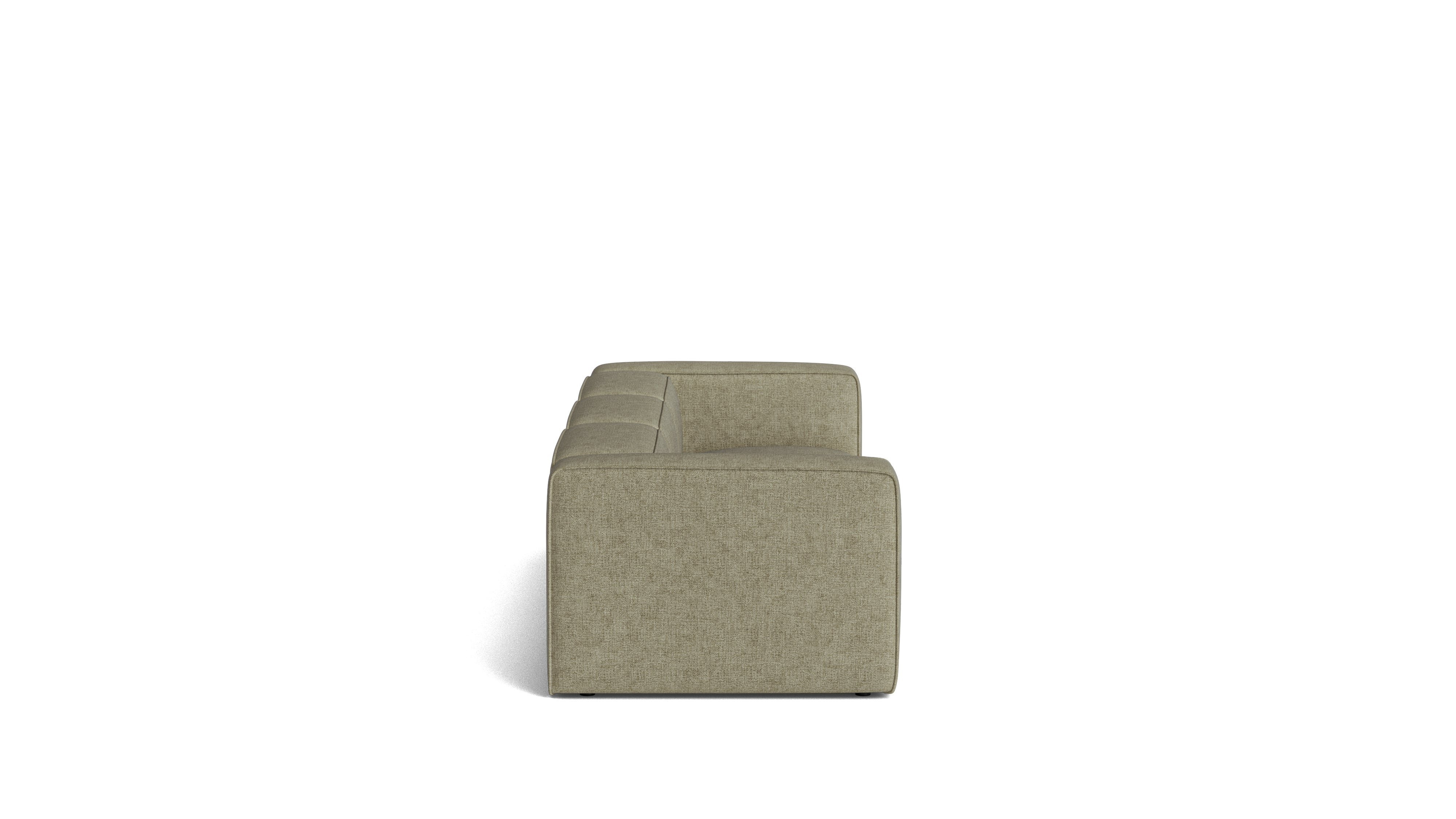 Common Ground 3-Piece Modular Sofa, Olive