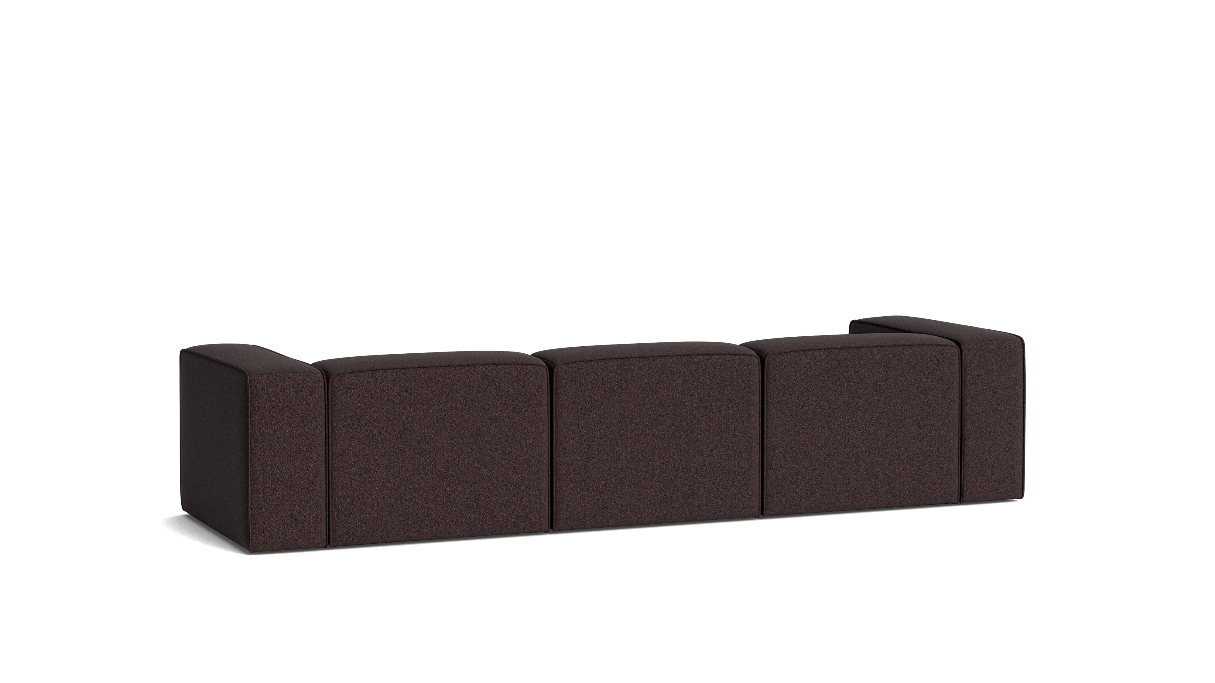 Common Ground 3-Piece Modular Sofa, Brownie
