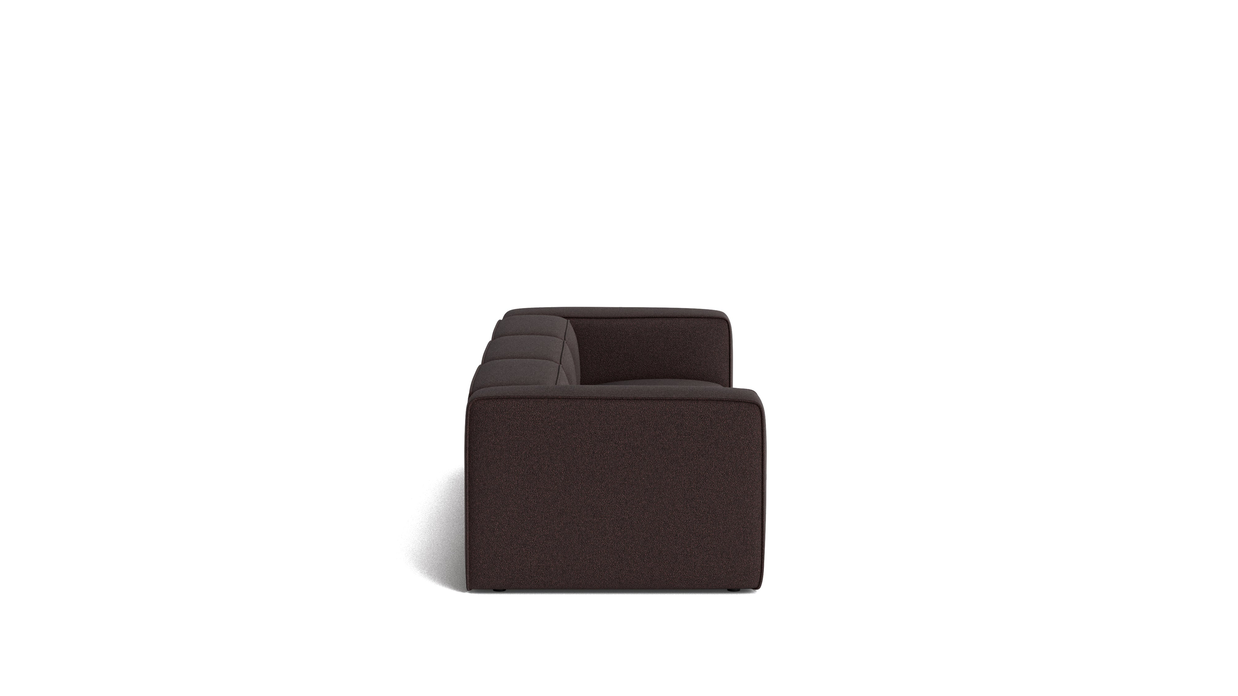 Common Ground 3-Piece Modular Sofa, Brownie