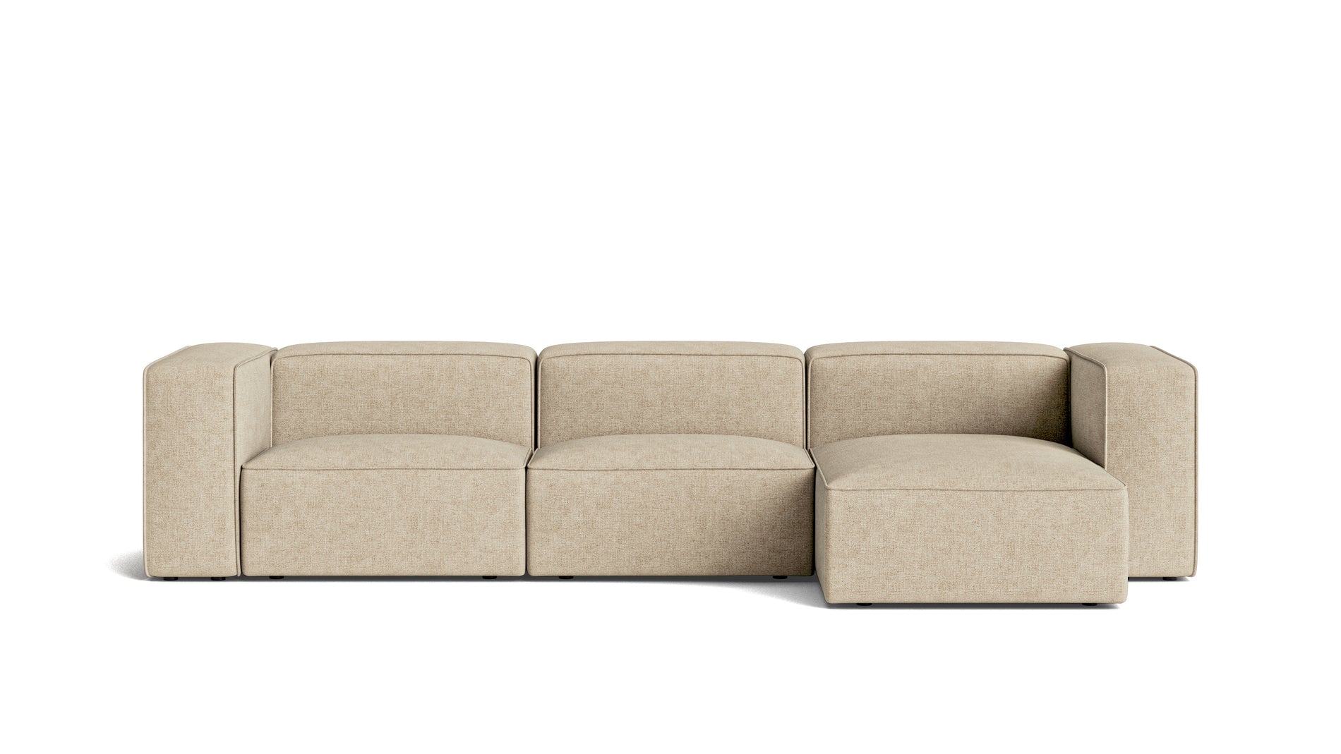 Common Ground 3-Piece Modular Sectional, Right, Wheat_image