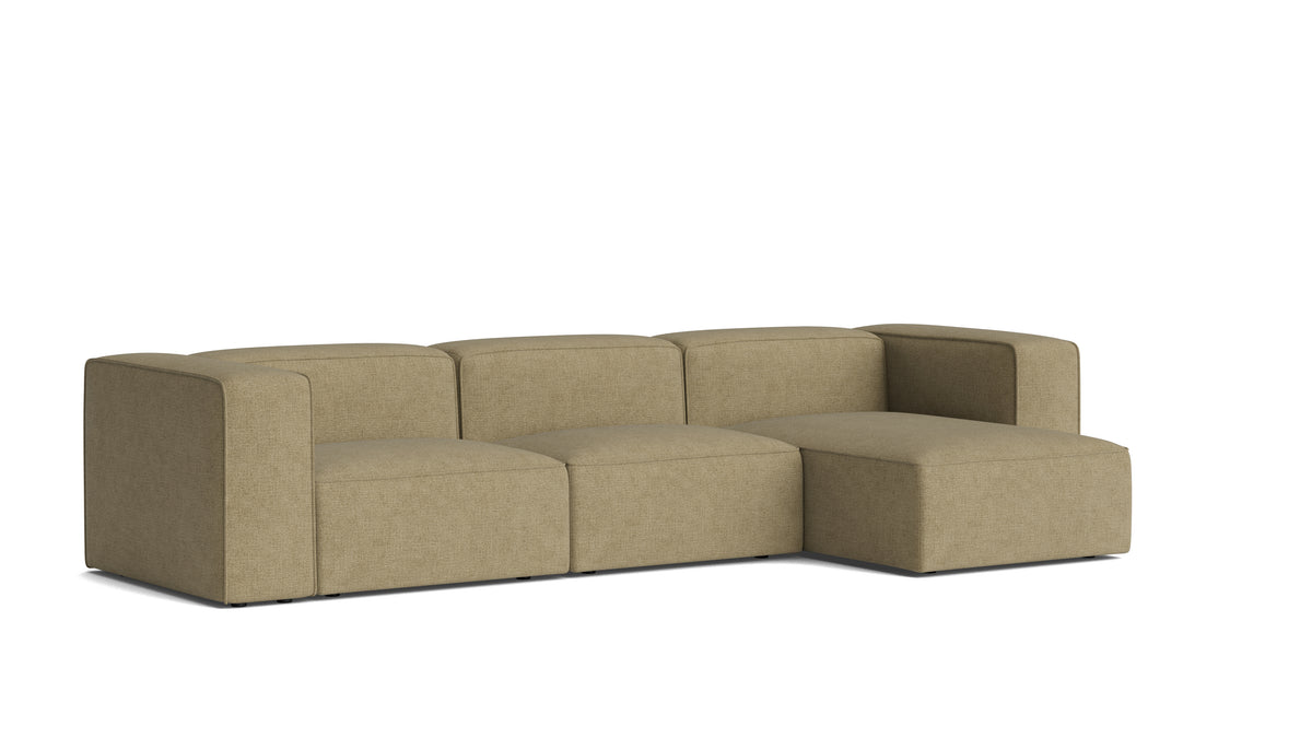 Common Ground 3-Piece Modular Sectional, Right, Olive