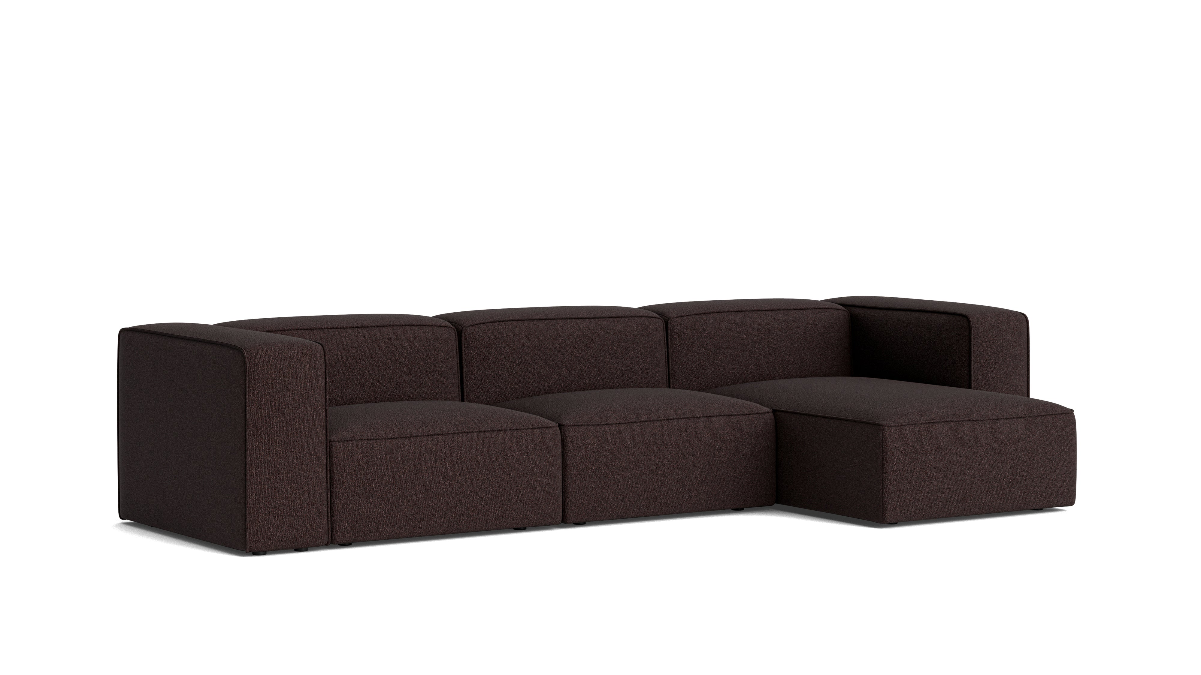 Common Ground 3-Piece Modular Sectional, Right, Brownie