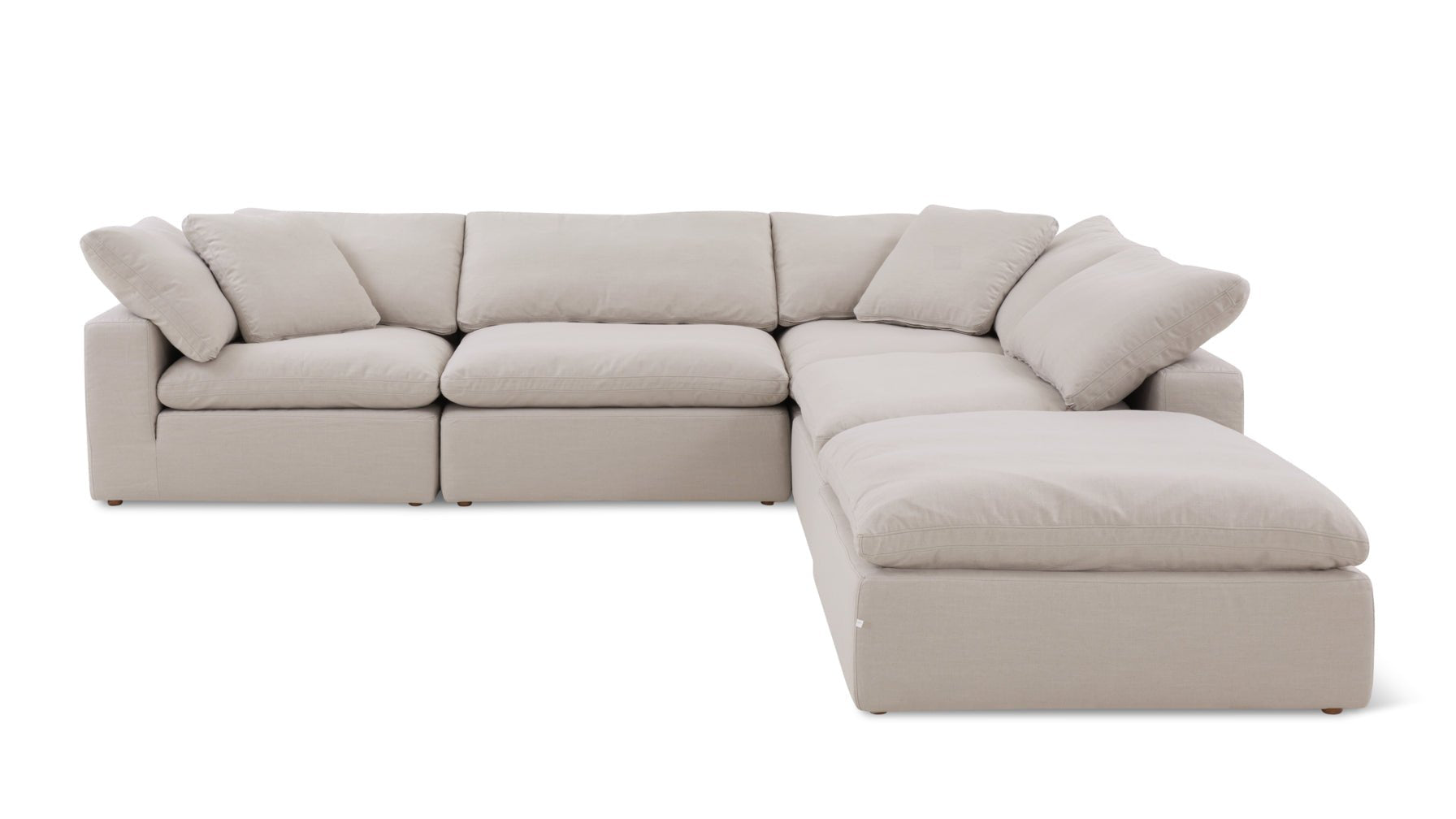 Movie Night™ 5-Piece Modular Sectional, Standard, Clay_image