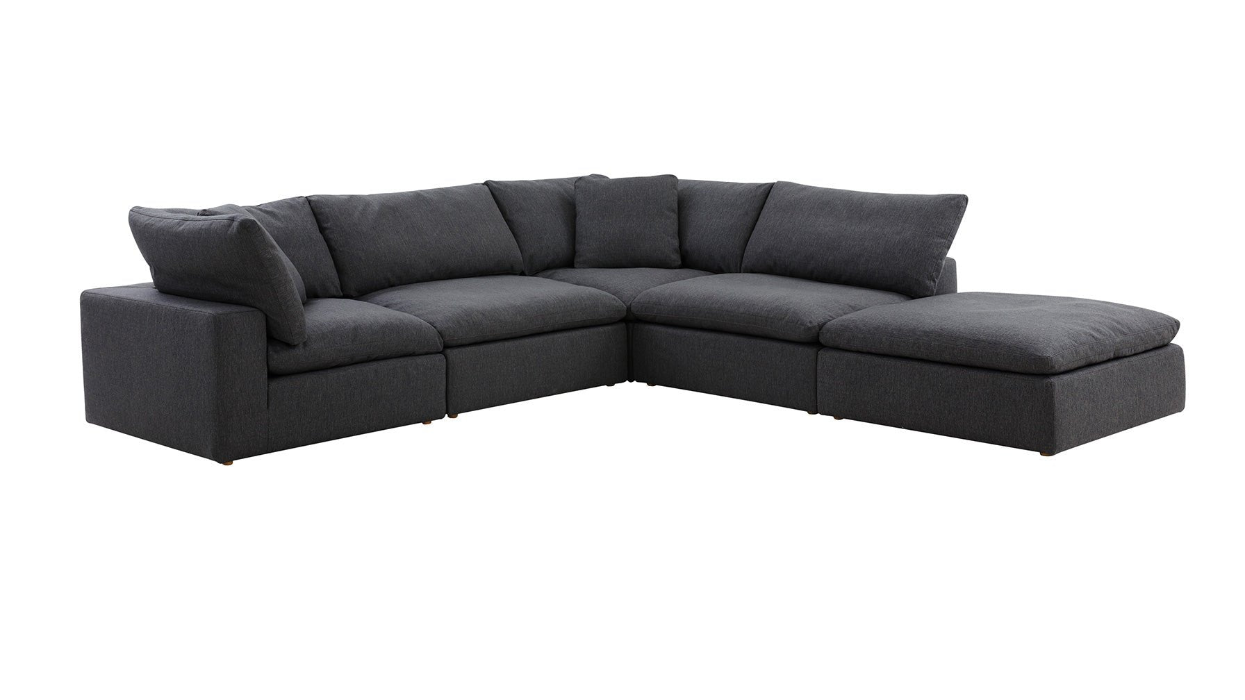 Movie Night™ 5-Piece Modular Sectional, Large, Dark Shadow_image