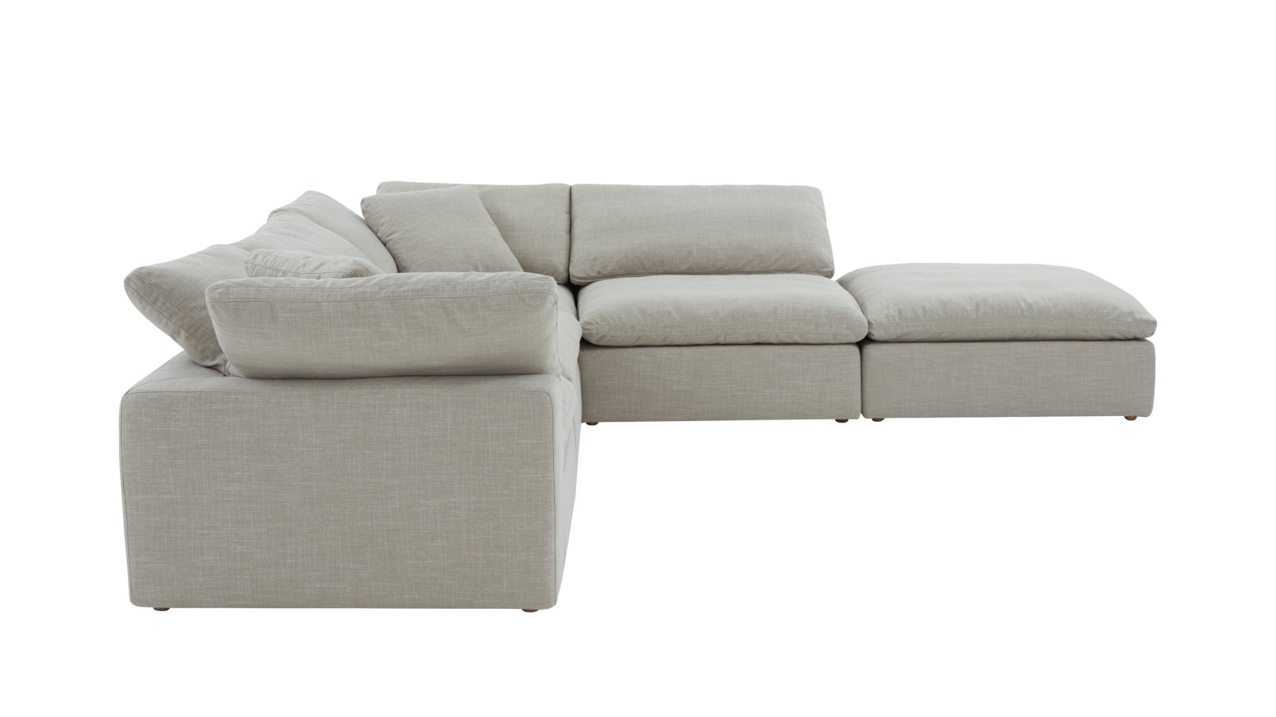 Movie Night™ 5-Piece Modular Sectional, Large, Light Pebble - Image 11