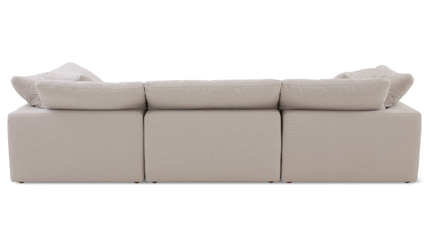 Movie Night™ 4-Piece Modular Sectional, Large, Clay - Image 11