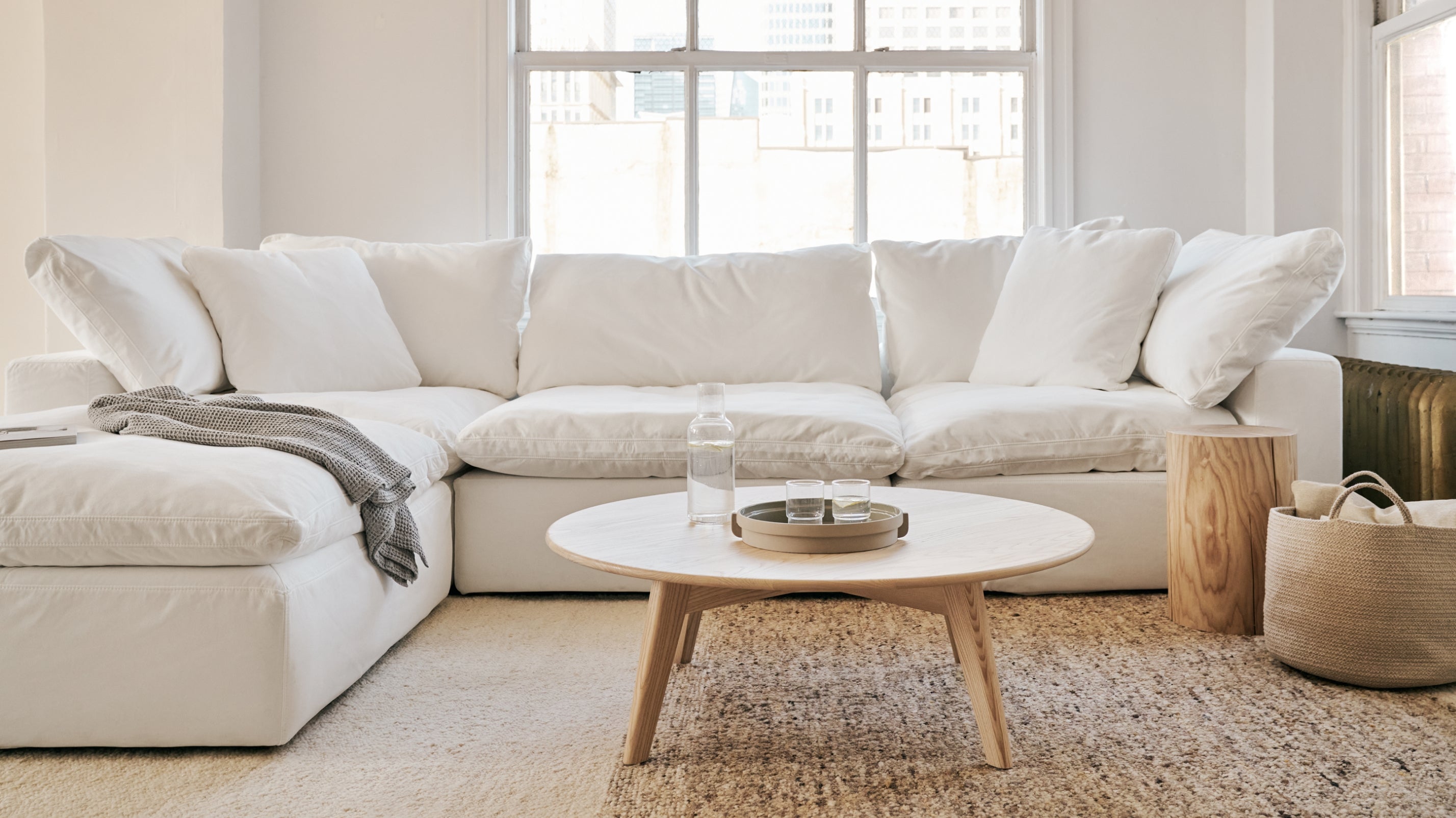Movie Night™ 4 - Piece Modular Sectional, Large, Brie - Sundays Company CanadaSEC-YJ-902-037
