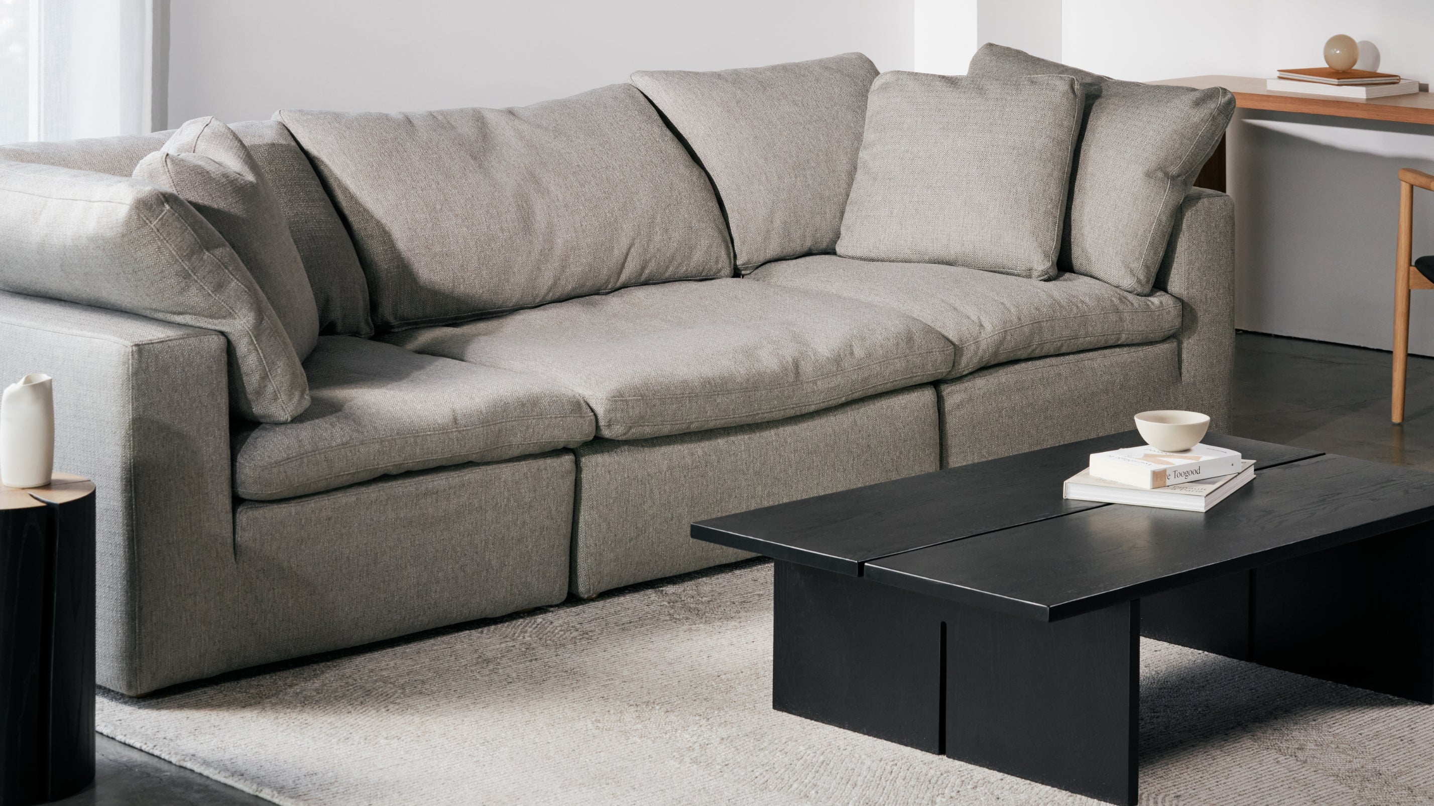 Movie Night™ 3 - Piece Modular Sofa, Large, Dark Shadow - Sundays CompanySEC - YJ - 903 - 025