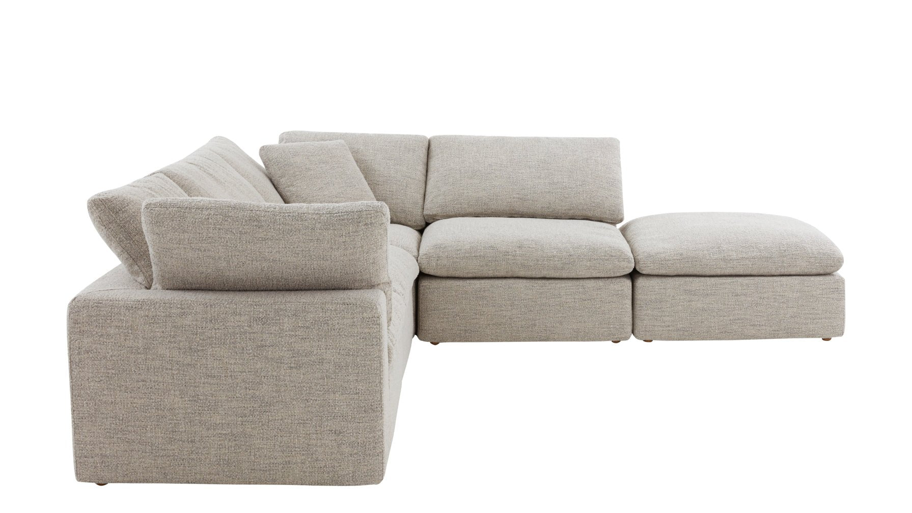 Movie Night™ 5-Piece Modular Sectional, Large, Oatmeal - Image 12