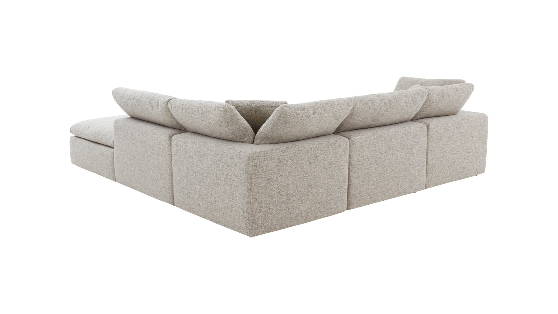 Movie Night™ 5-Piece Modular Sectional, Large, Oatmeal - Image 6