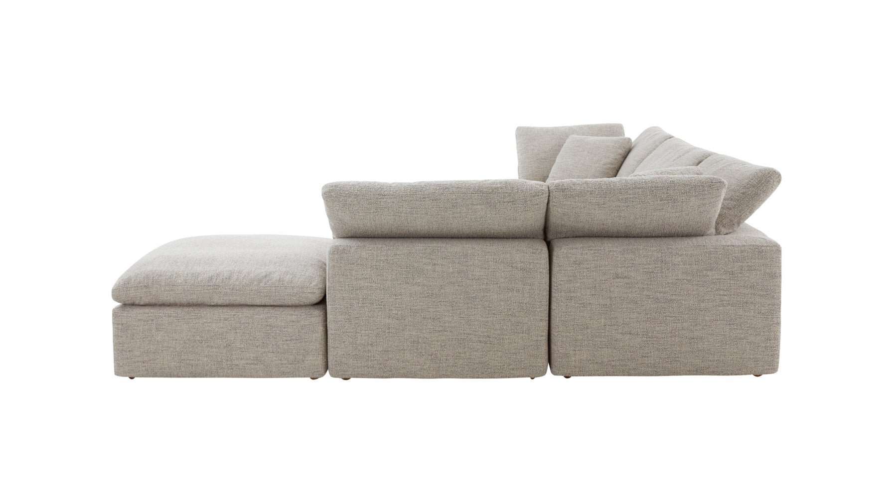 Movie Night™ 5-Piece Modular Sectional, Large, Oatmeal - Image 7