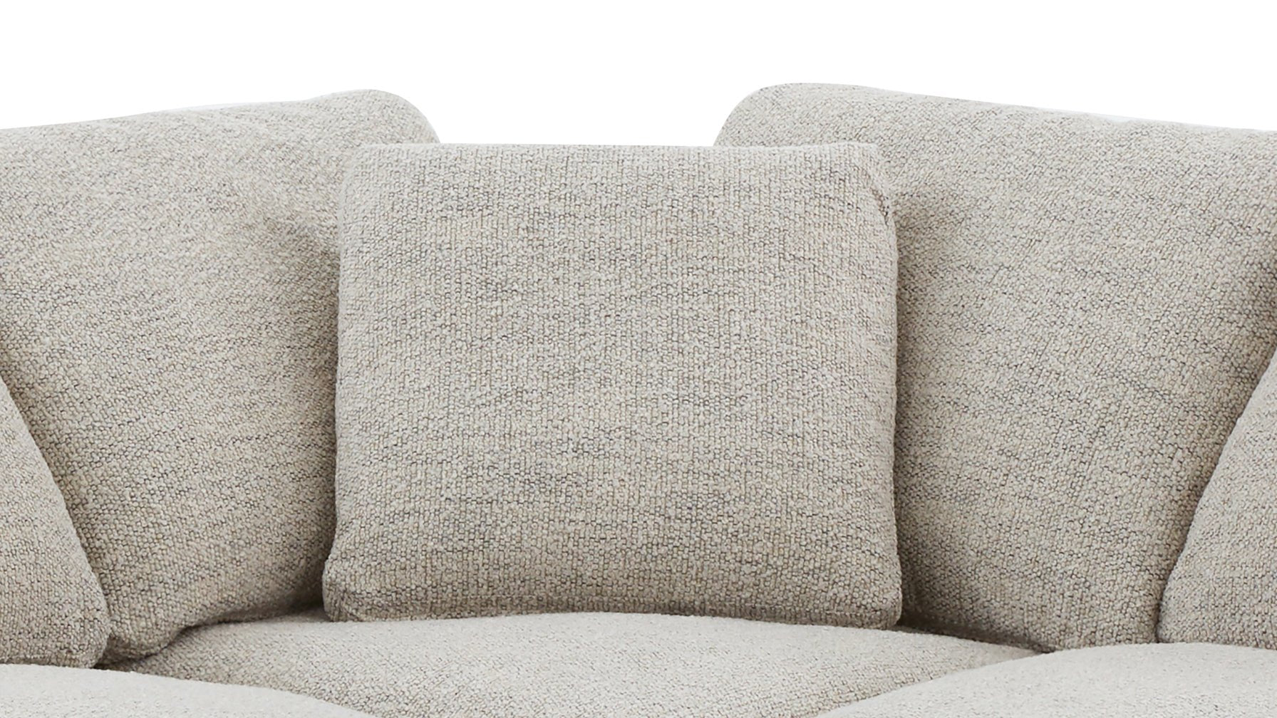 Movie Night™ 5 - Piece Modular Sectional, Large, Oatmeal - Sundays CompanySEC - YJ - 901 - 007