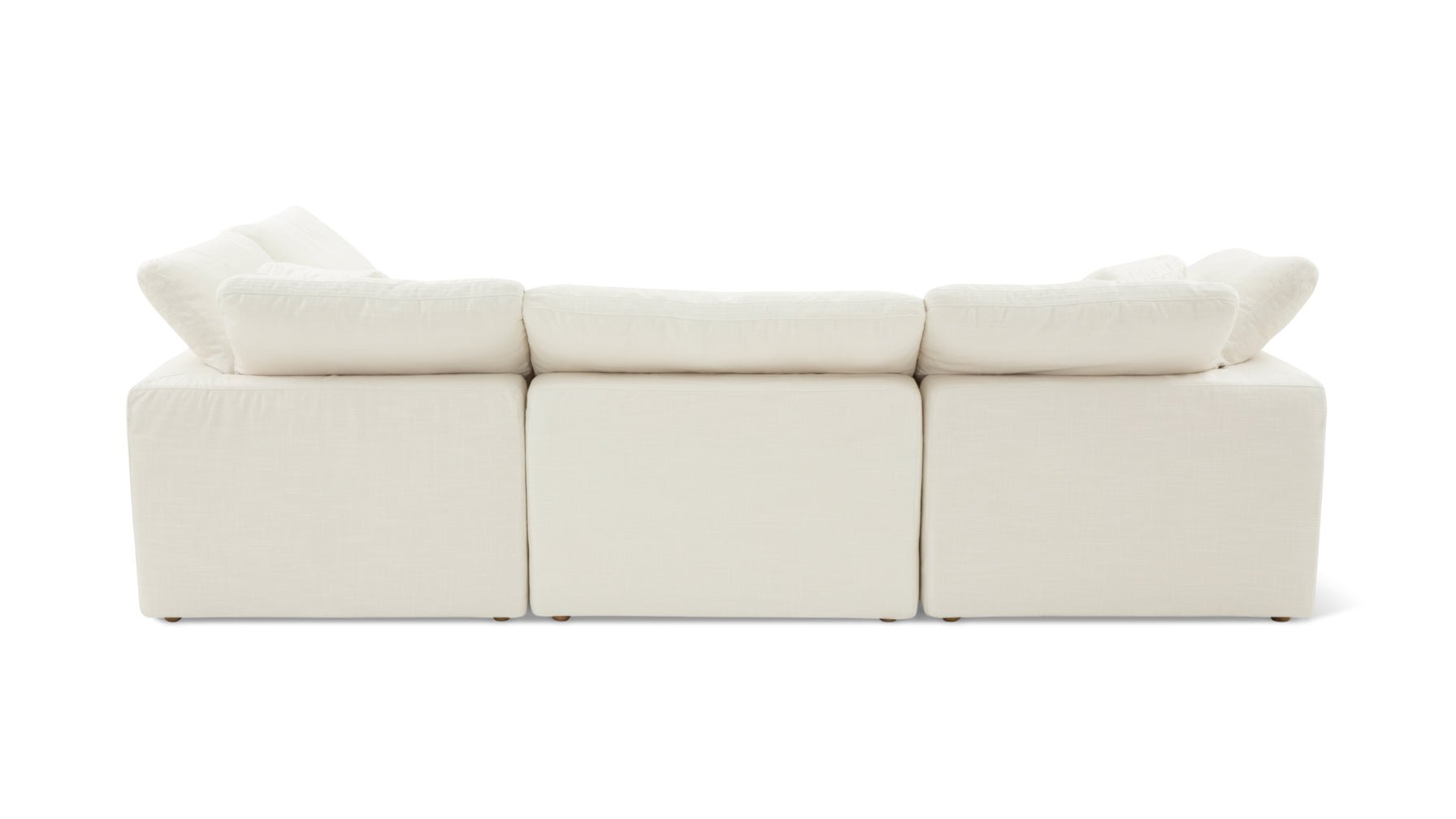 Movie Night™ 5-Piece Modular Sectional, Large, Cream Linen - Image 9