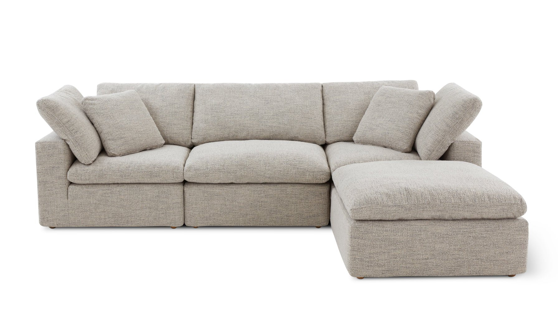 Movie Night™ 4-Piece Modular Sectional, Standard, Oatmeal_image