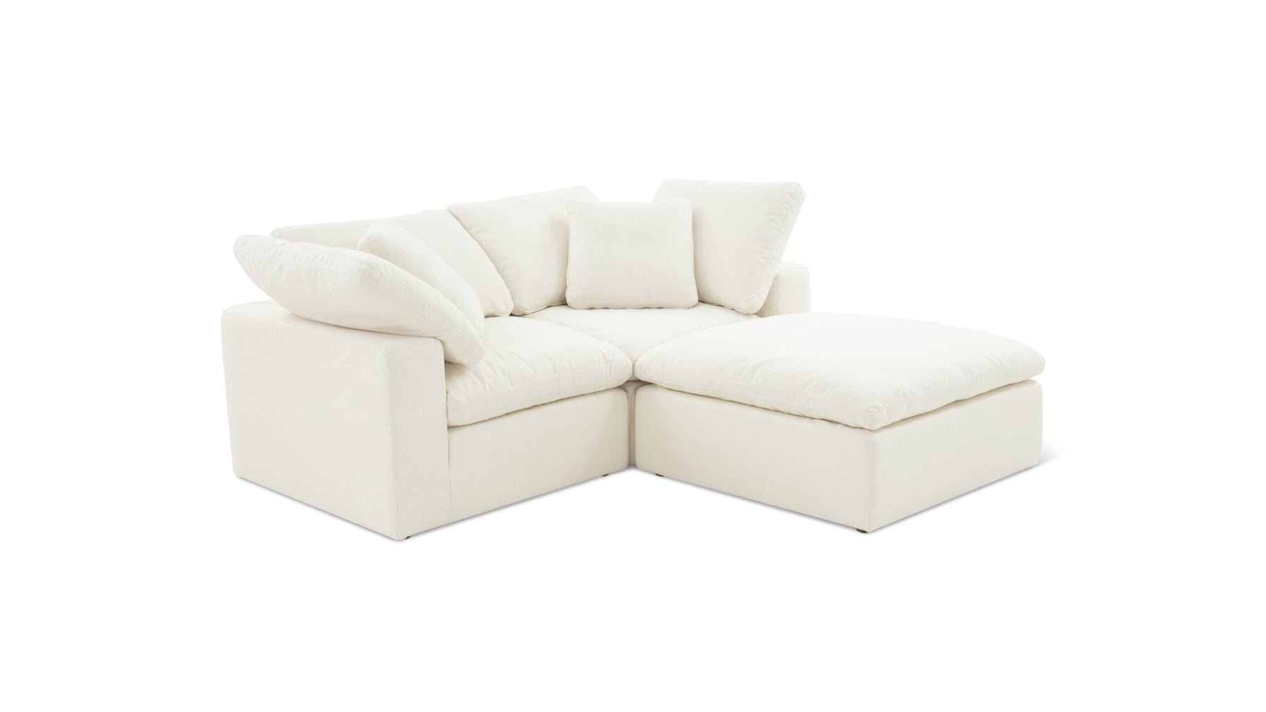 Movie Night™ 3-Piece Modular Sectional, Standard, Cream Linen - Image 10