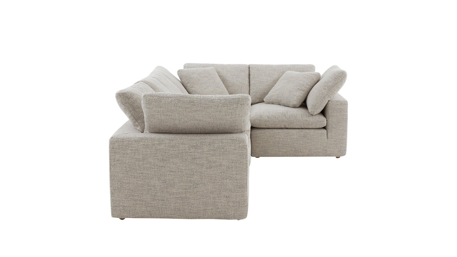 Movie Night™ 4-Piece Modular Sectional Closed, Large, Oatmeal - Image 9