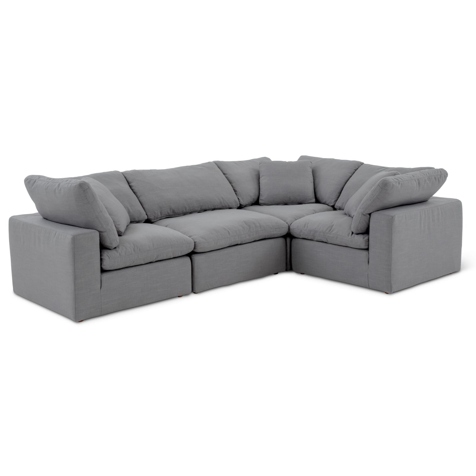 Movie Night™ 4-Piece Modular Sectional Closed, Standard, Moonlight - Image 8