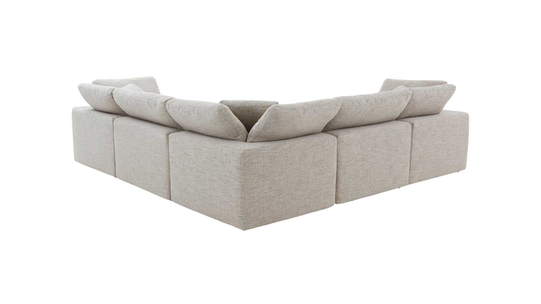 Movie Night™ 5-Piece Modular Sectional Closed, Standard, Oatmeal - Image 6