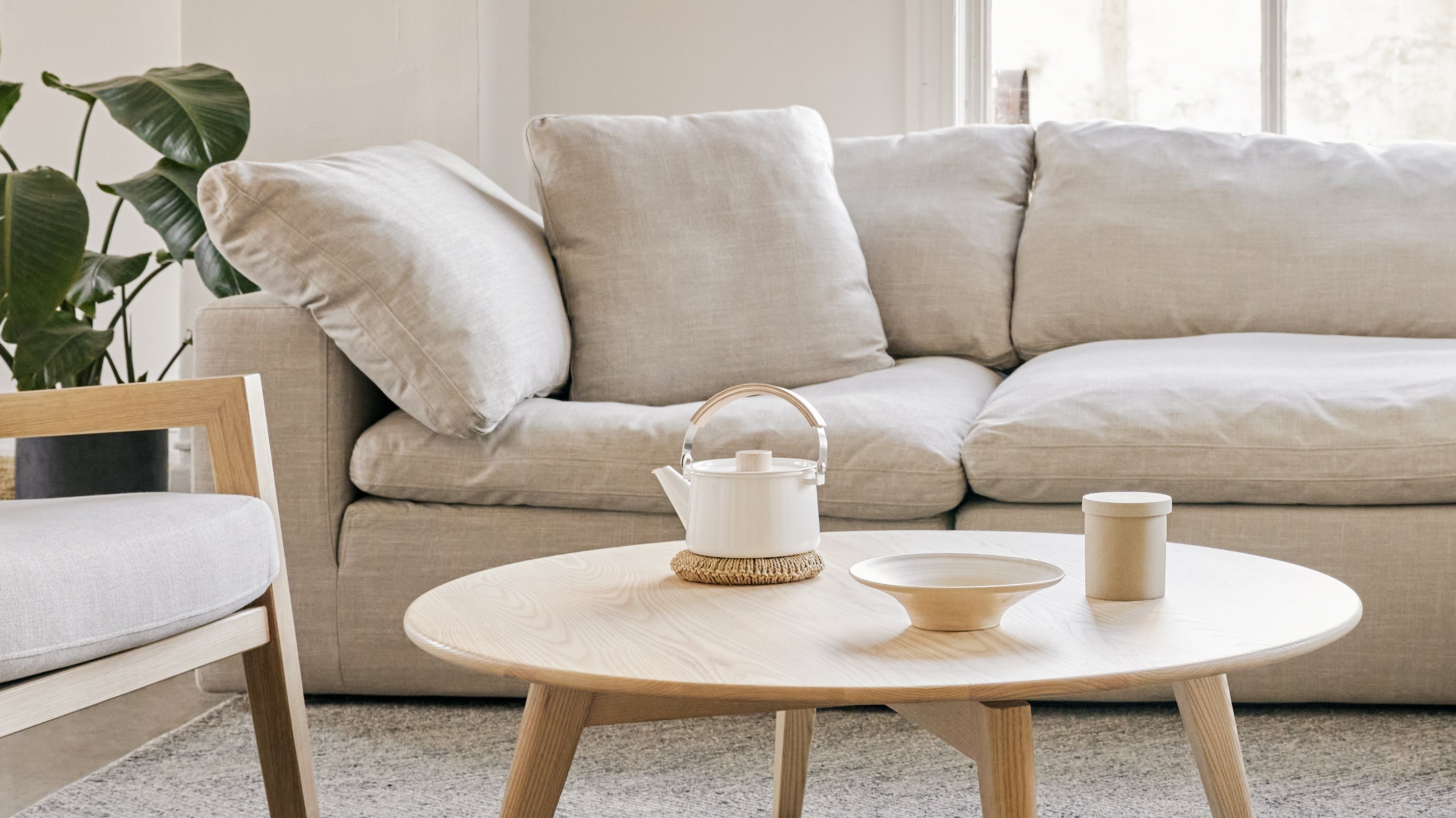 Movie Night™ 2 - Piece Modular Sofa, Large, Light Pebble - Sundays Company CanadaSEC-YJ-918-029