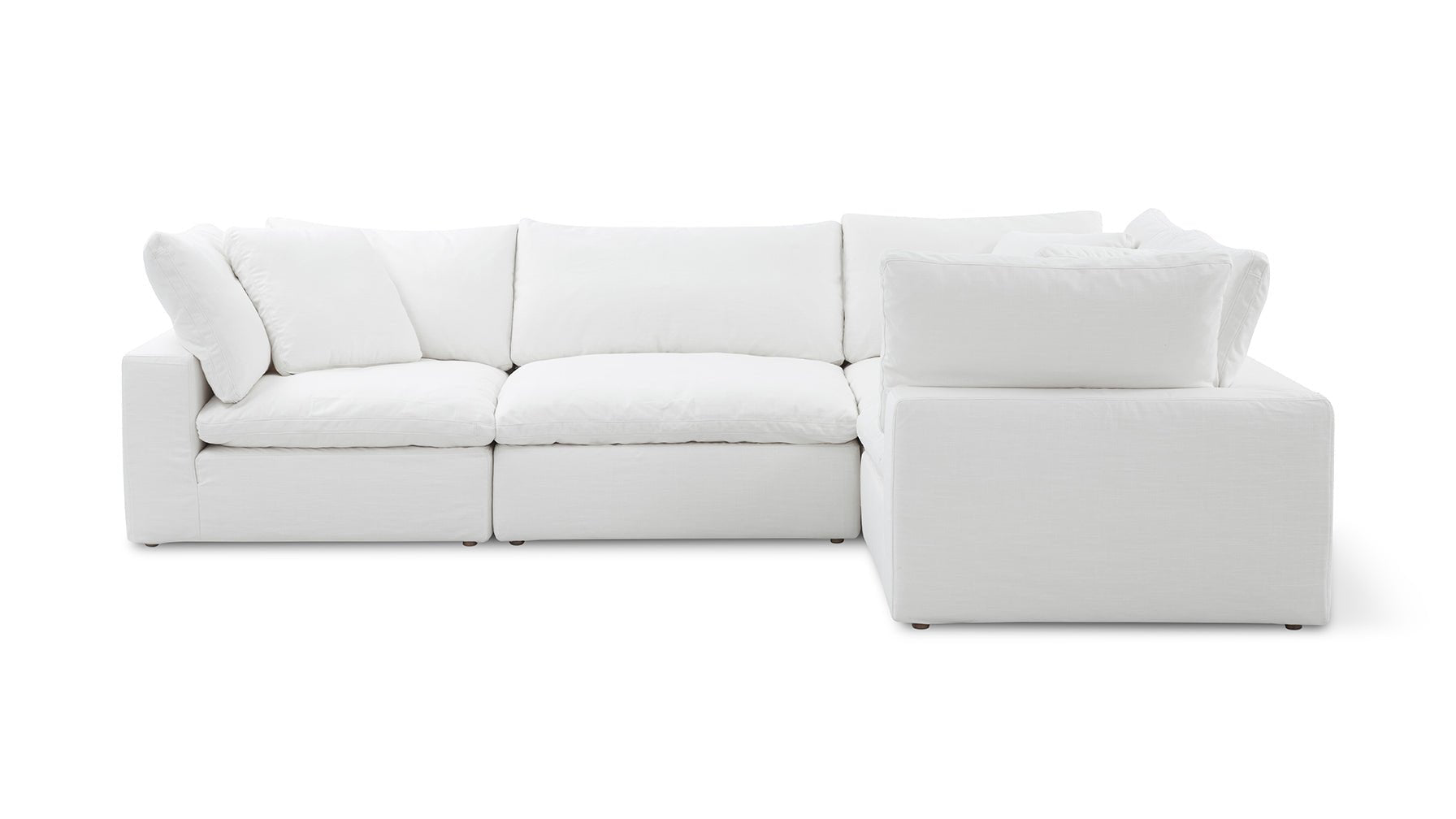 Movie Night™ 4-Piece Modular Sectional Closed, Large, Brie_image