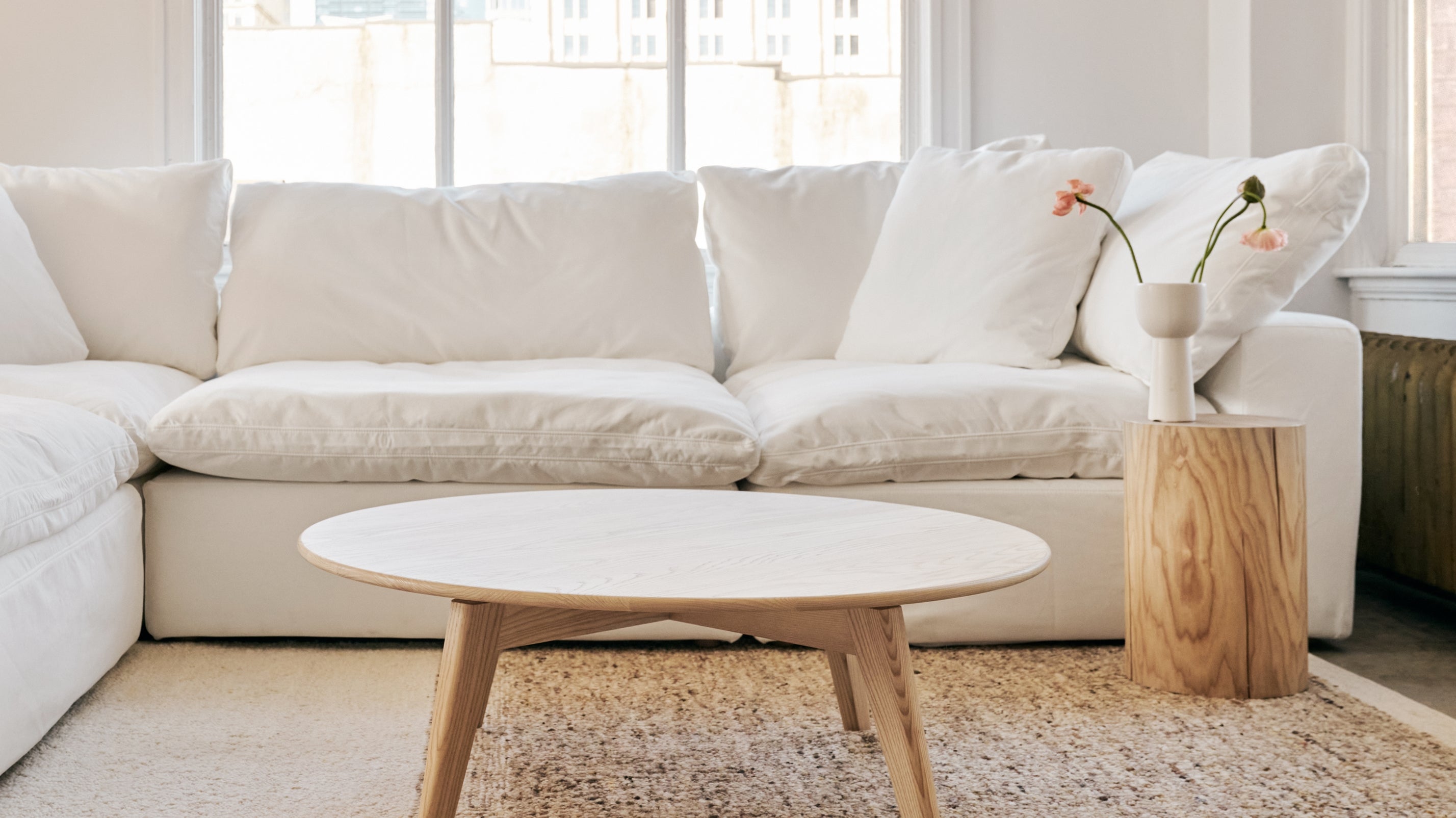 Movie Night™ 4 - Piece Modular Sectional Closed, Large, Clay - Sundays Company CanadaSEC-YJ-920-015