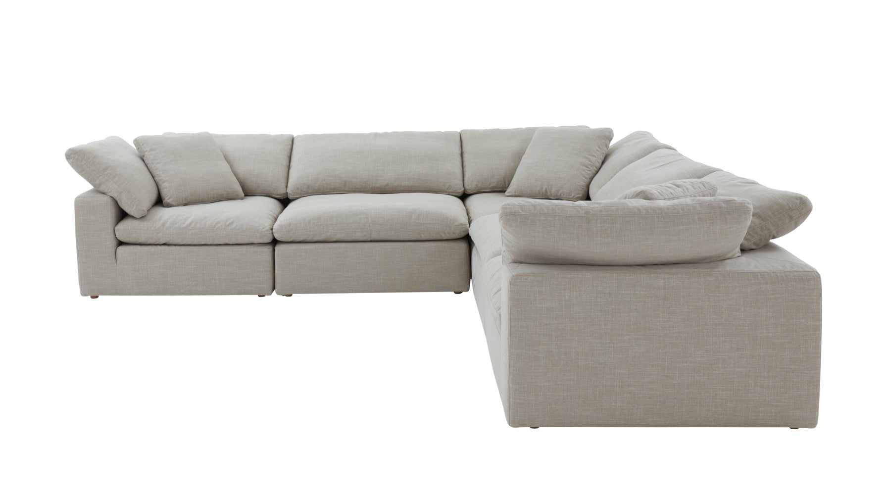 Movie Night™ 5-Piece Modular Sectional Closed, Standard, Light Pebble_image