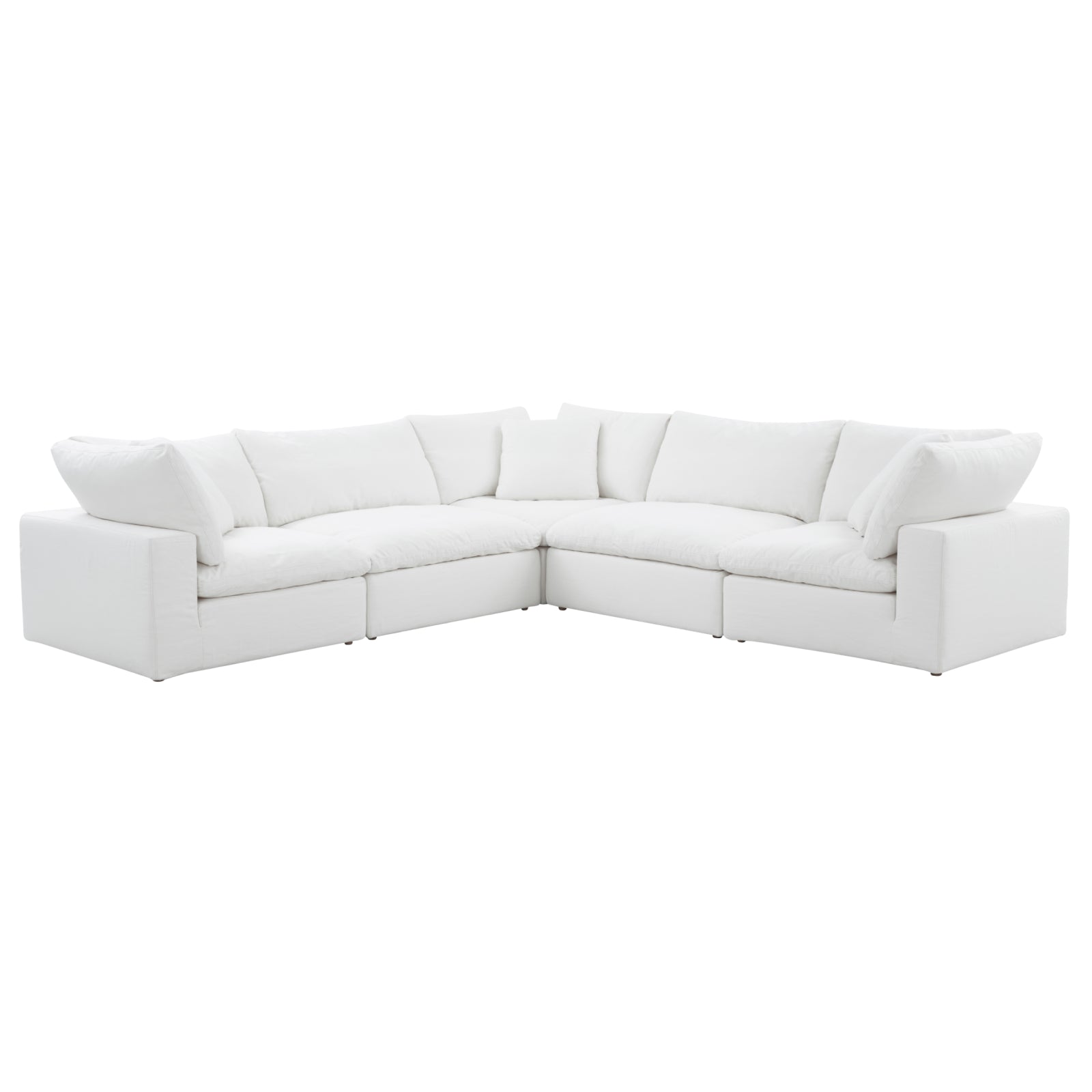 Movie Night™ 5-Piece Modular Sectional Closed, Standard, Brie - Image 8