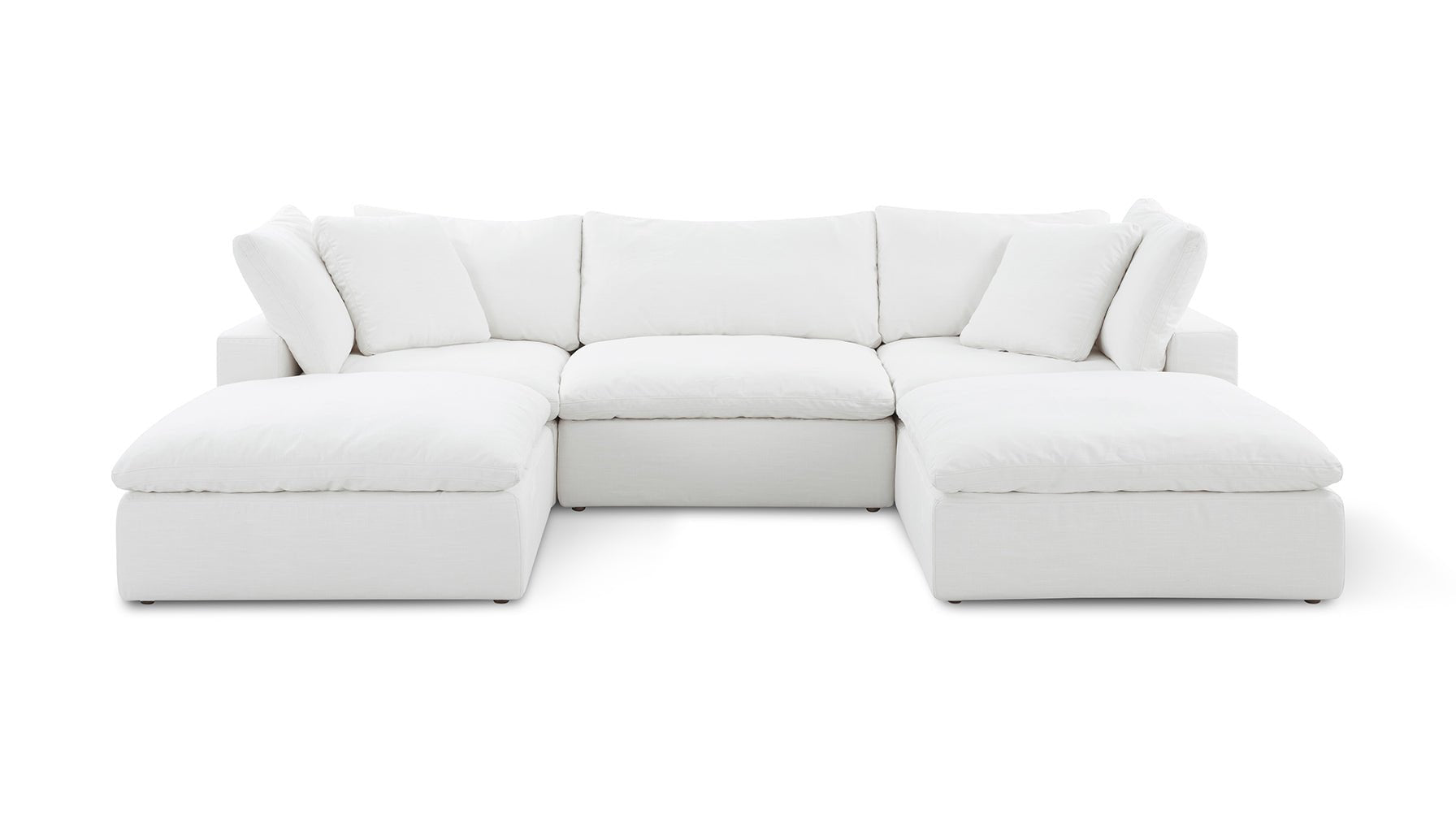 Movie Night™ 5-Piece Modular U-Shaped Sectional, Large, Brie - Image 1